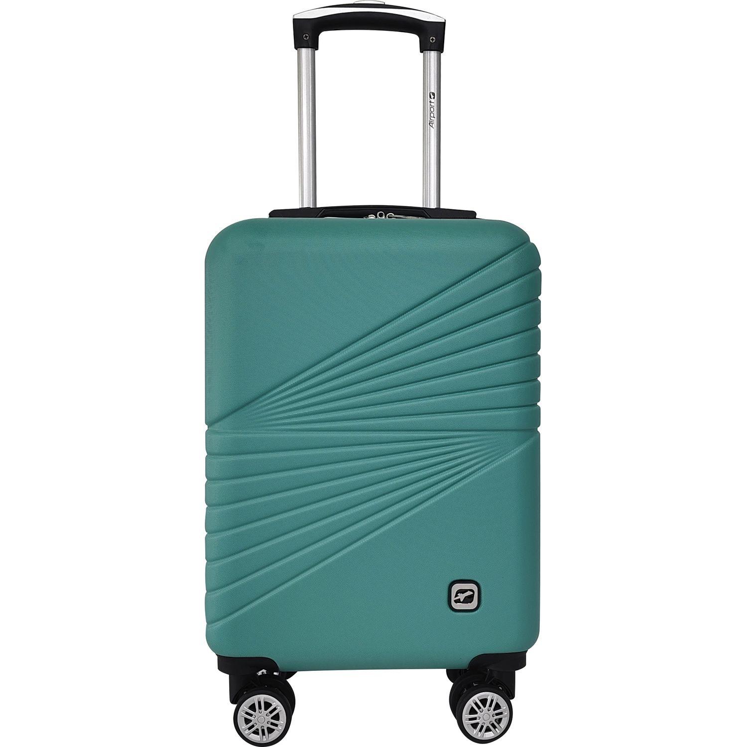 Voir la diapositive 2 : AIRPORT Valise ABS Spotlight 60 cm 8 roues - Vert