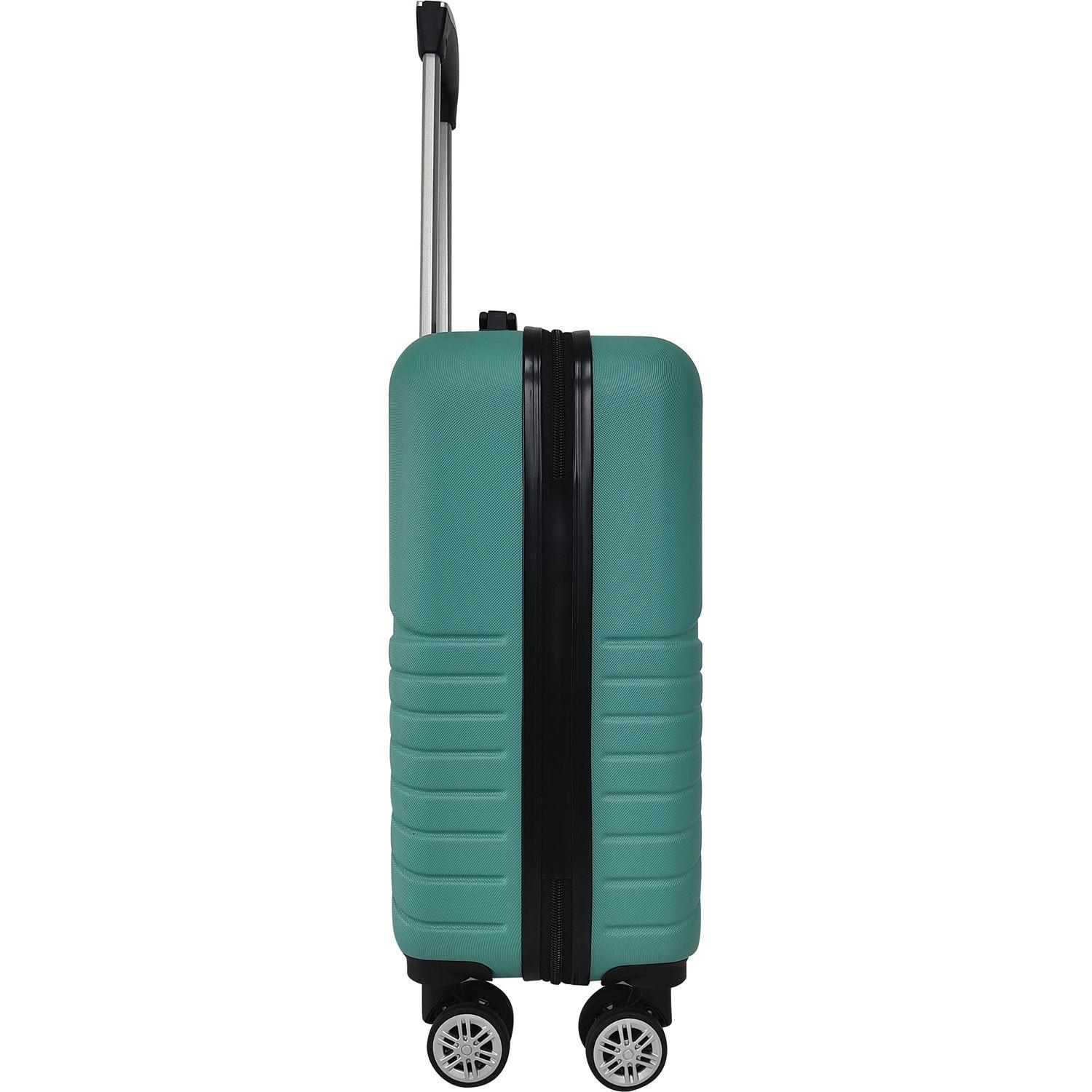 Voir la diapositive 3 : AIRPORT Valise ABS Spotlight 60 cm 8 roues - Vert