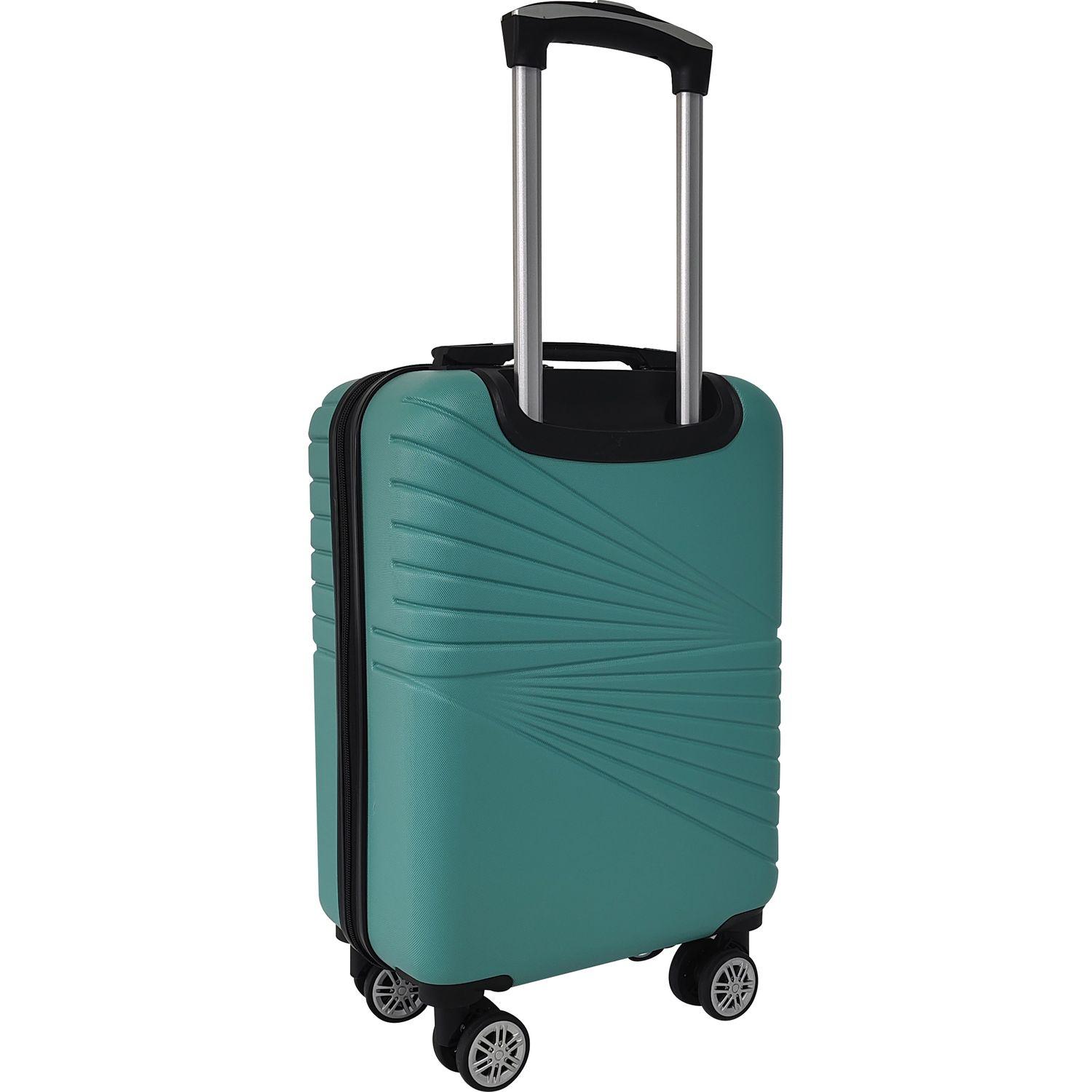 Voir la diapositive 4 : AIRPORT Valise ABS Spotlight 60 cm 8 roues - Vert