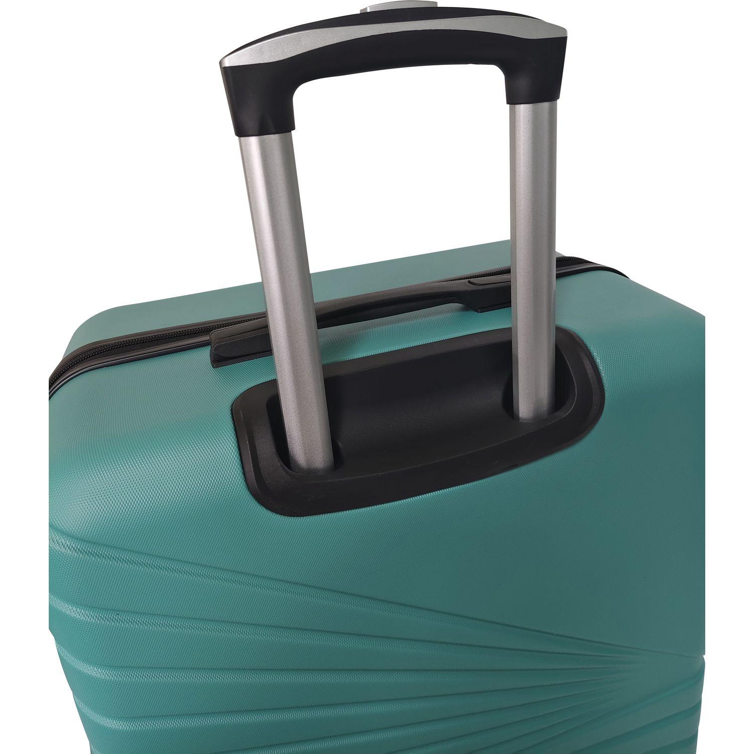 Voir la diapositive 5 : AIRPORT Valise ABS Spotlight 60 cm 8 roues - Vert