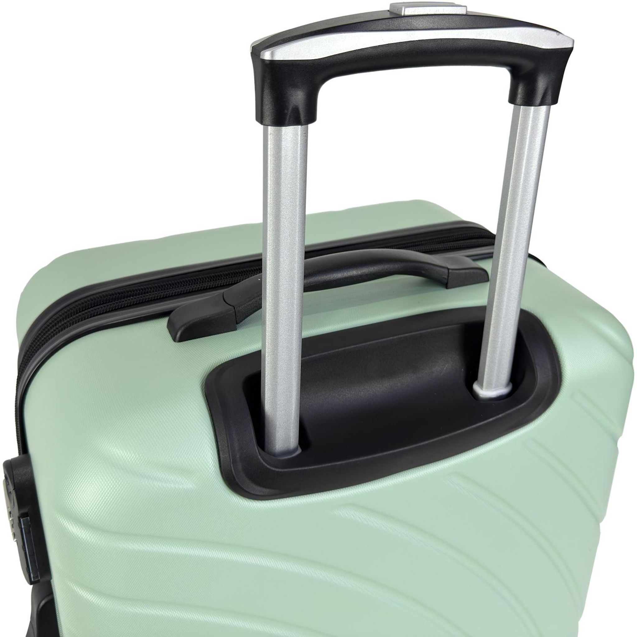 Voir la diapositive 12 : AIRPORT Valise ABS Rainbow 8 roues 60cm - Vert