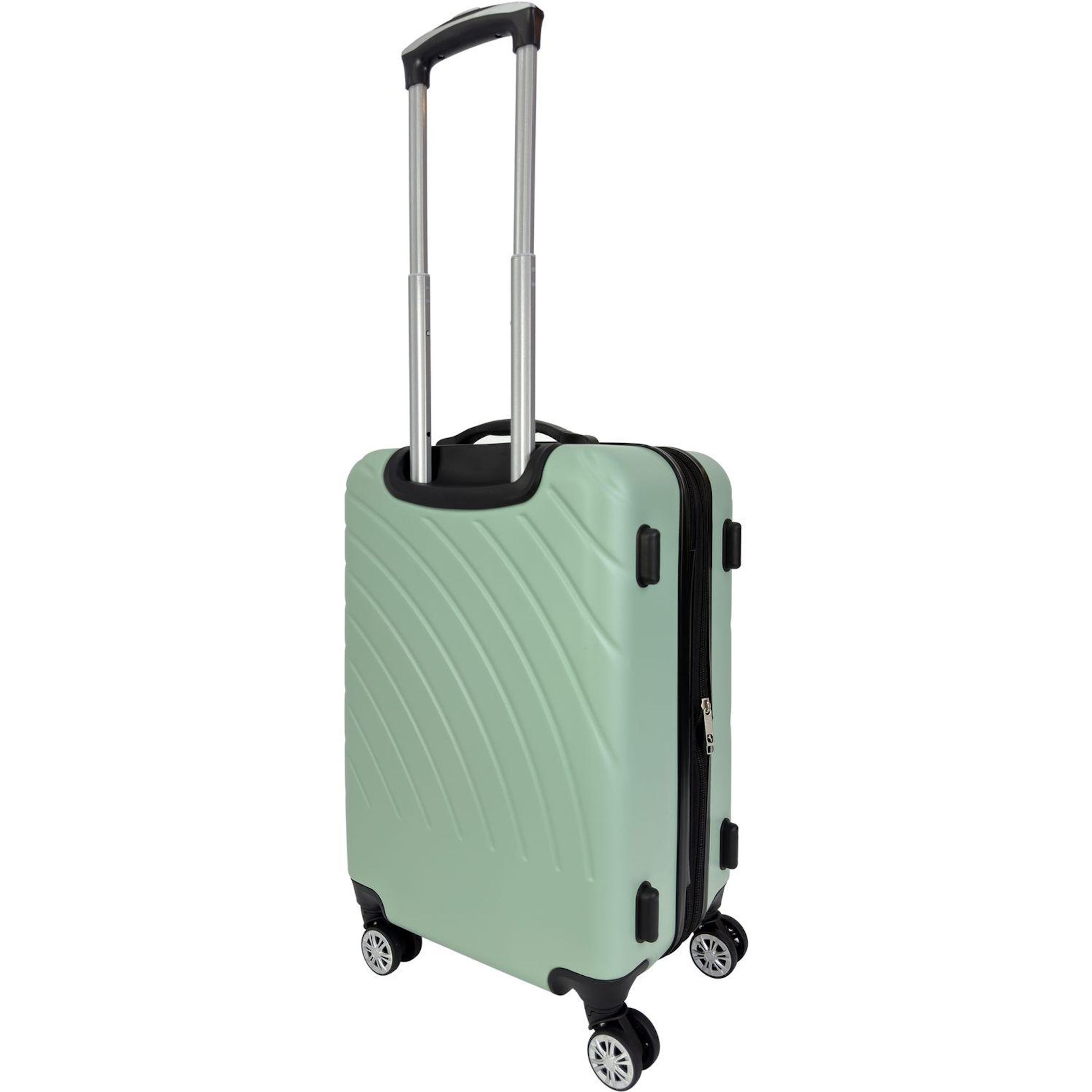 Voir la diapositive 3 : AIRPORT Valise ABS Rainbow 8 roues 60cm - Vert