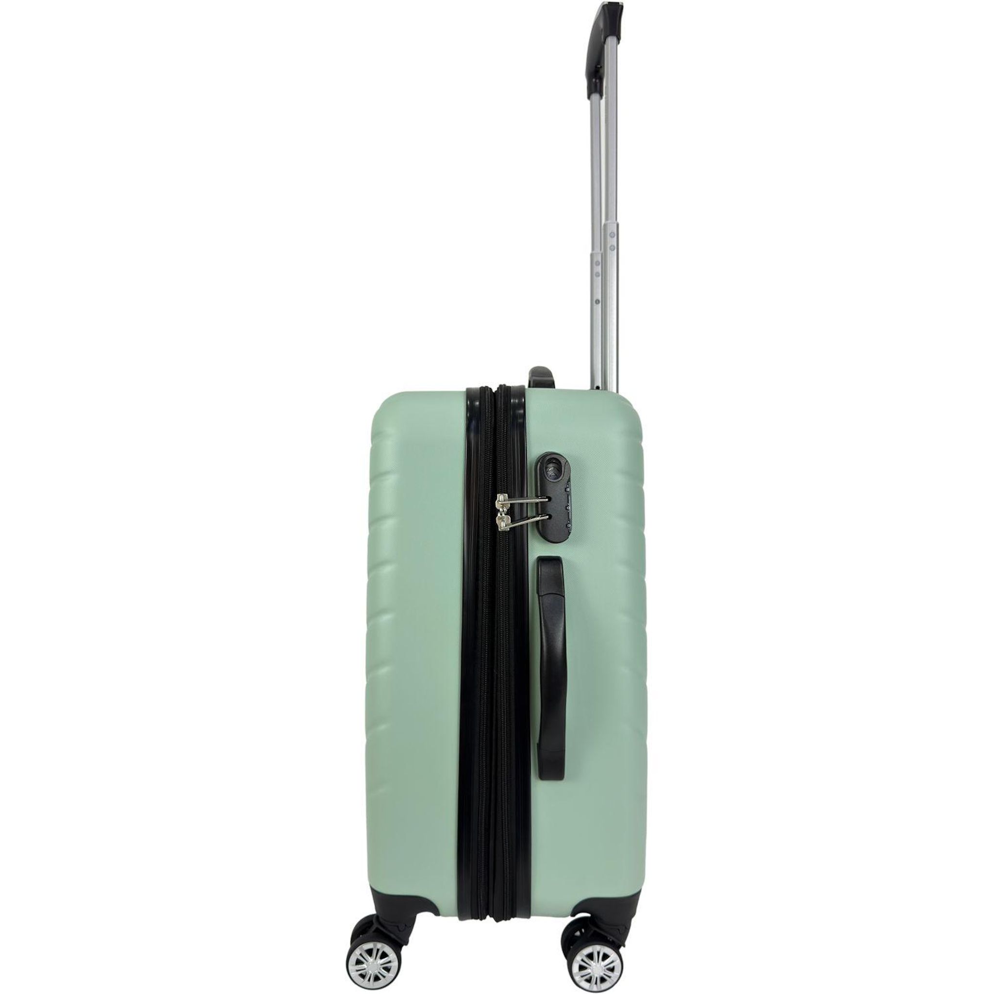 Voir la diapositive 10 : AIRPORT Valise ABS Rainbow 8 roues 60cm - Vert
