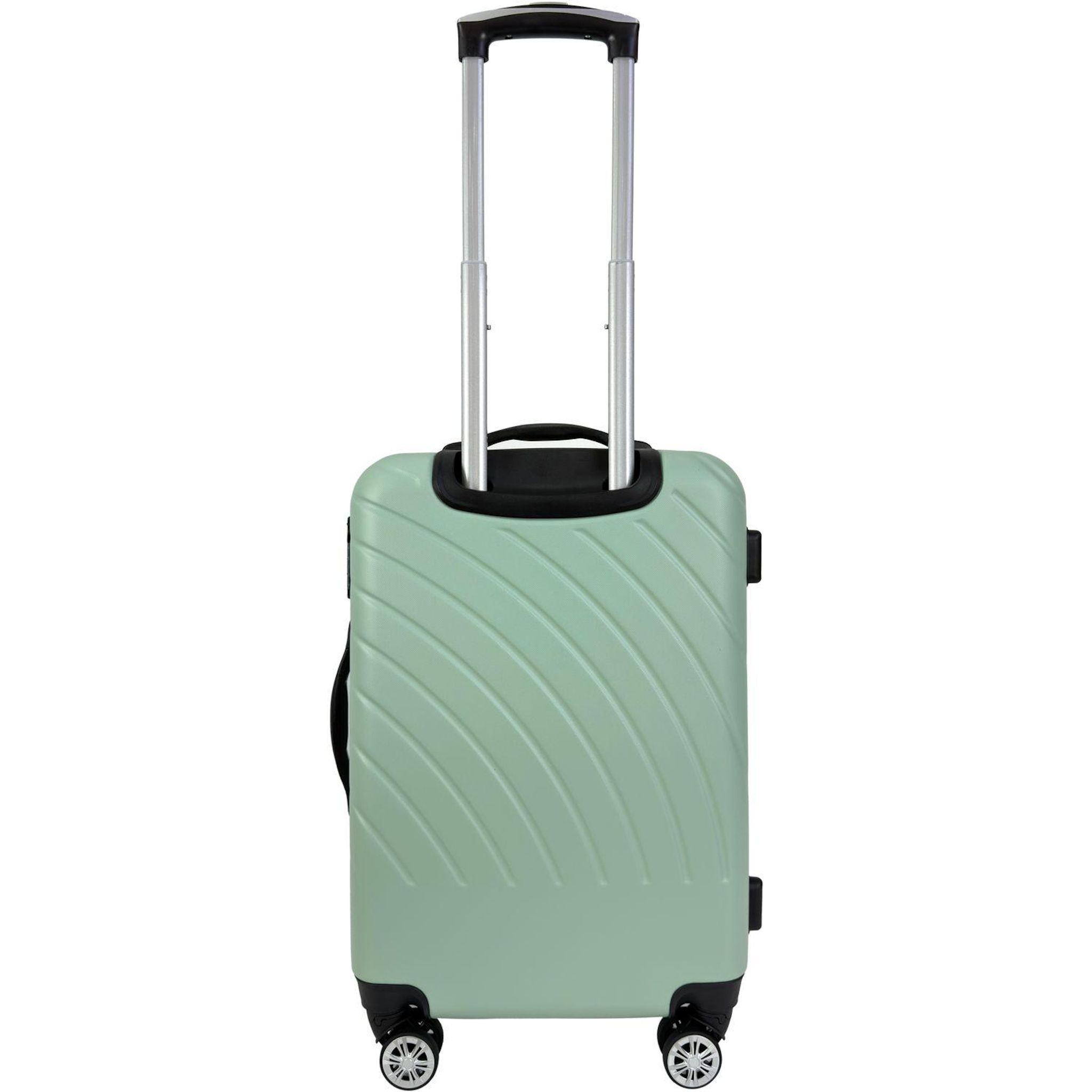 Voir la diapositive 11 : AIRPORT Valise ABS Rainbow 8 roues 60cm - Vert