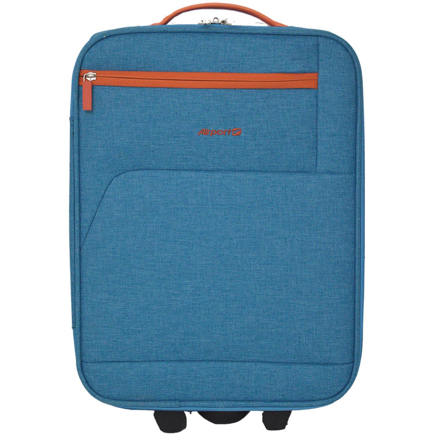 AIRPORT Valise souple CityBreak 45 cm - Bleu