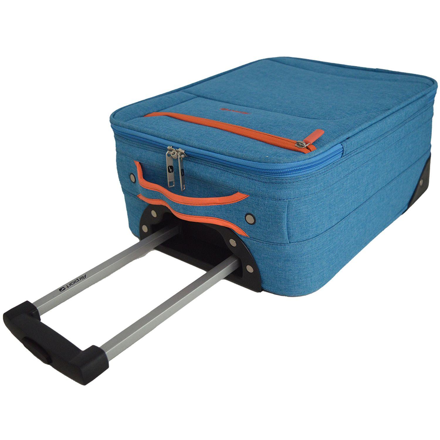 Voir la diapositive 5 : AIRPORT Valise souple CityBreak 45 cm - Bleu