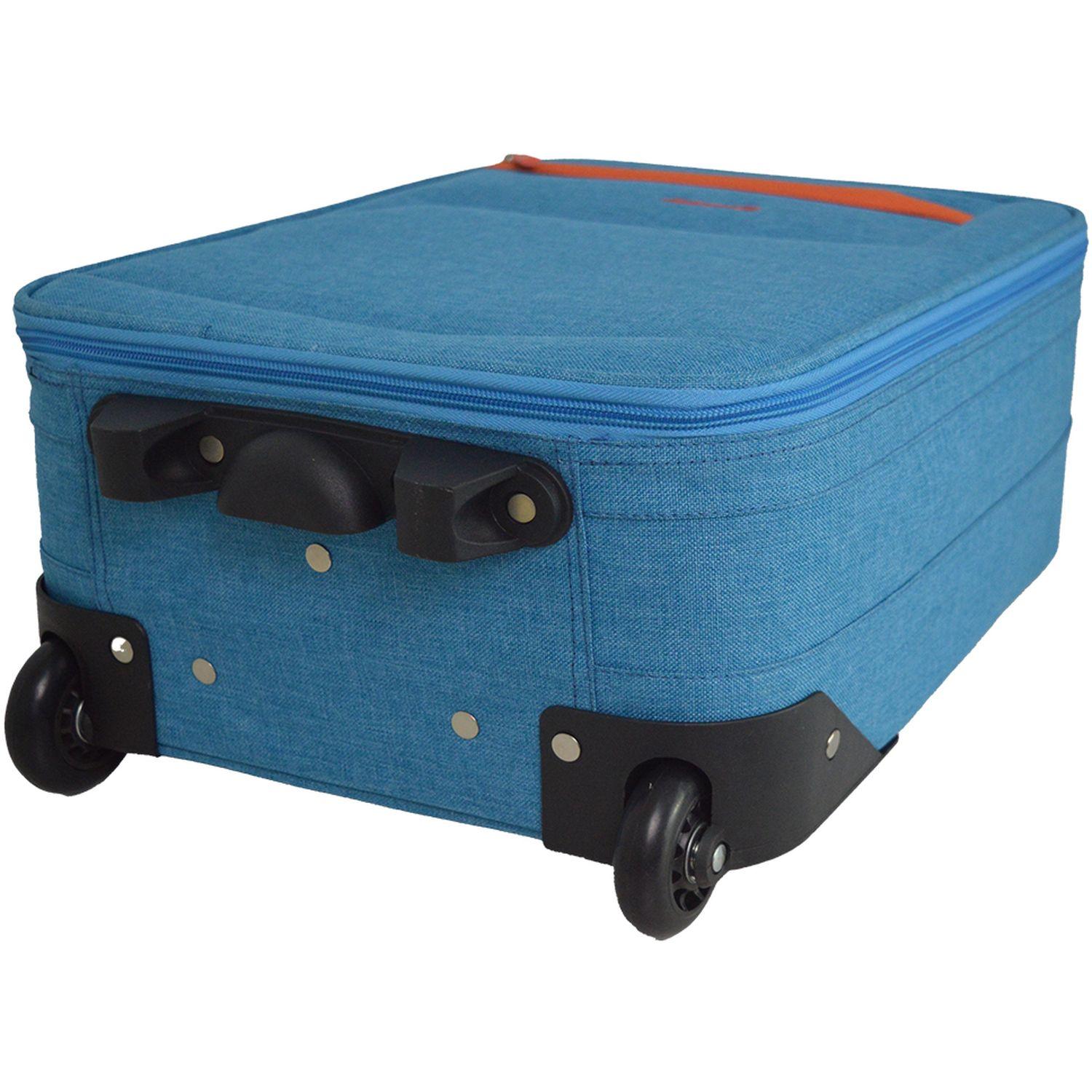 Voir la diapositive 6 : AIRPORT Valise souple CityBreak 45 cm - Bleu