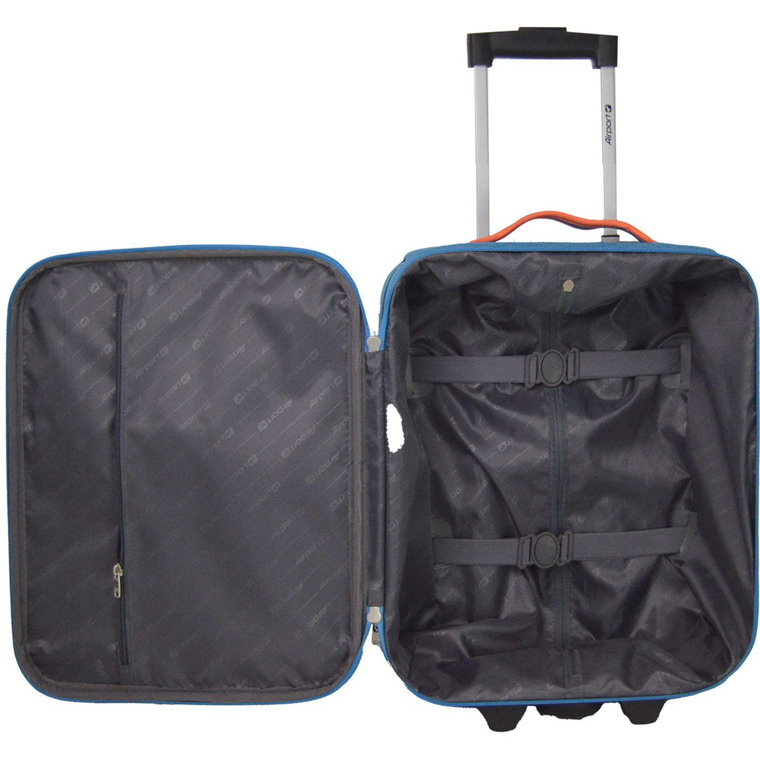 Voir la diapositive 7 : AIRPORT Valise souple CityBreak 45 cm - Bleu