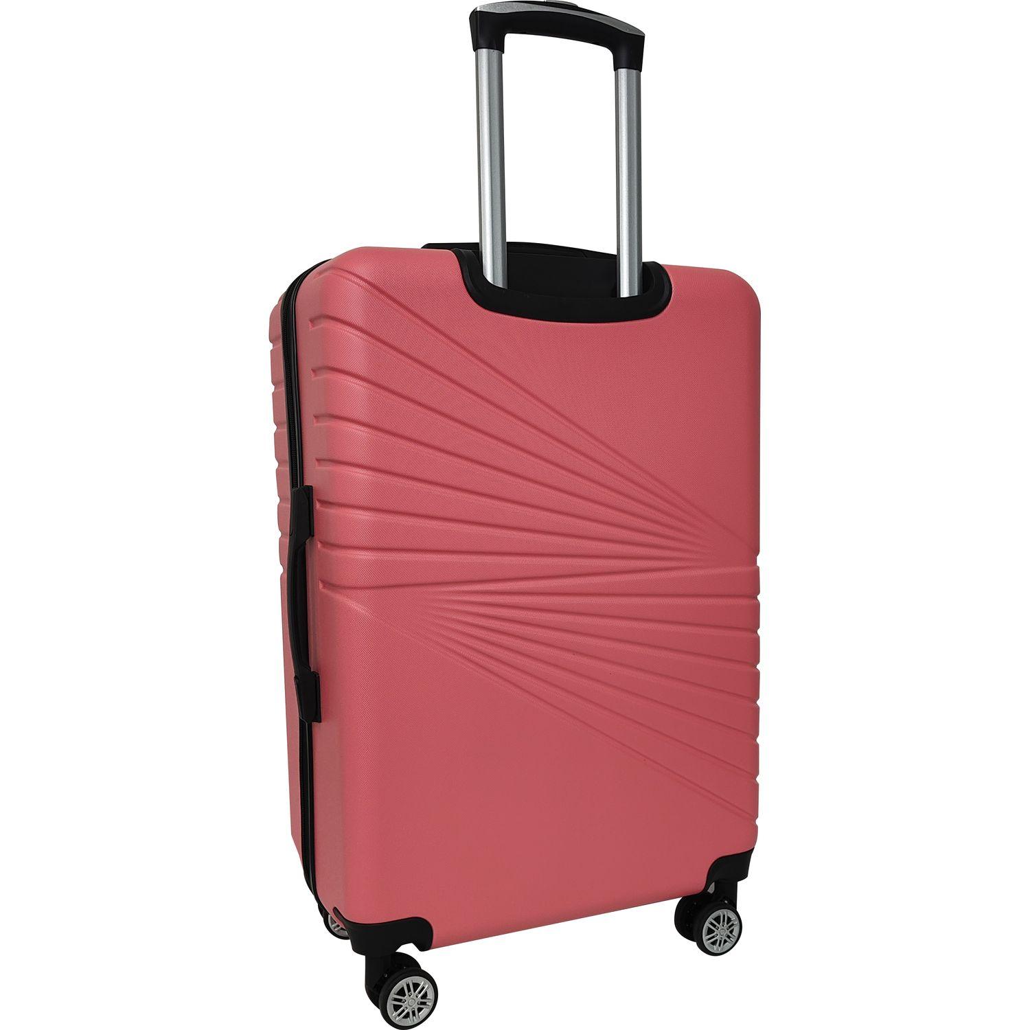 Voir la diapositive 4 : AIRPORT Valise ABS Spotlight 60 cm 8 roues - Rose