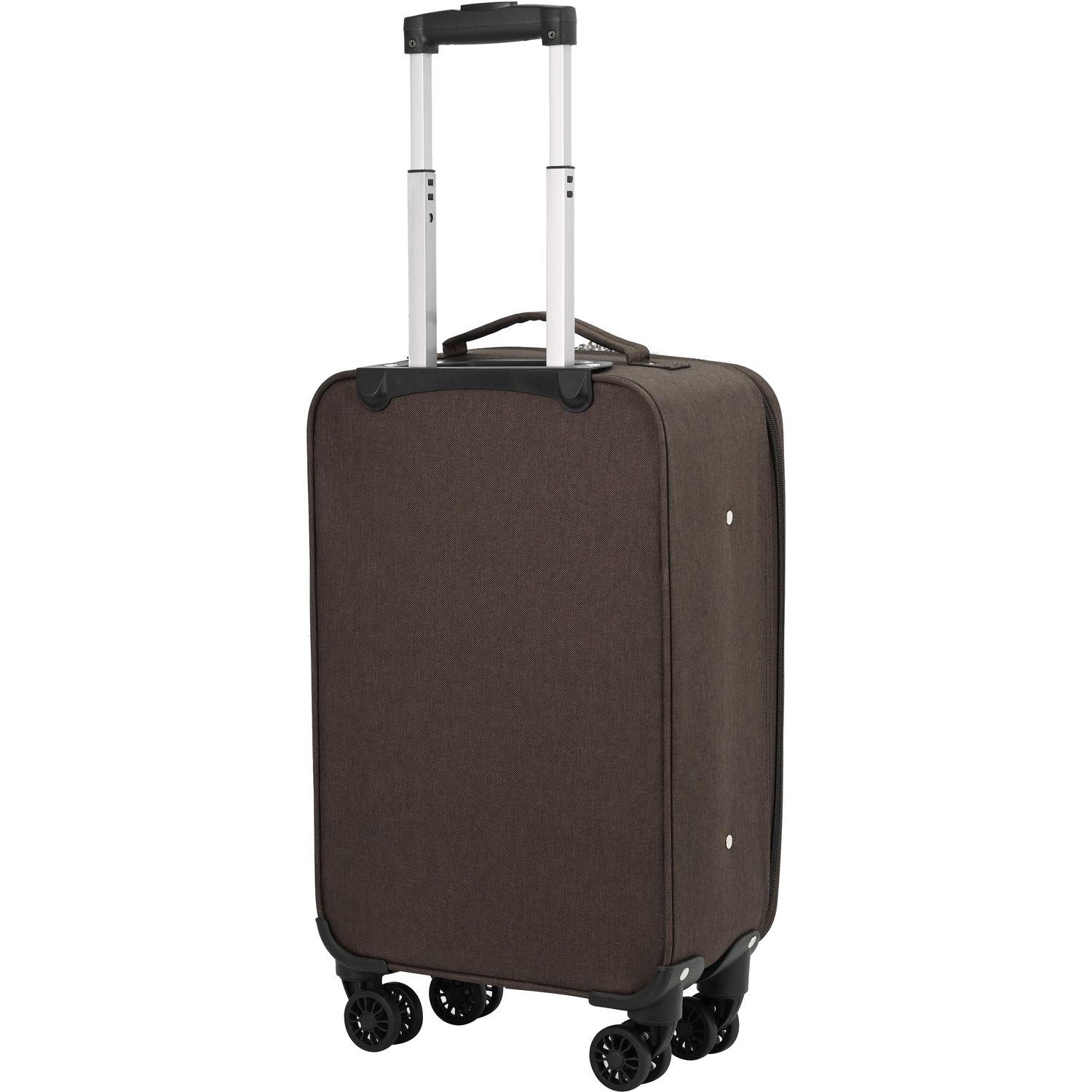 Voir la diapositive 3 : AIRPORT Valise souple Highway 55cm 8 roues - Marron