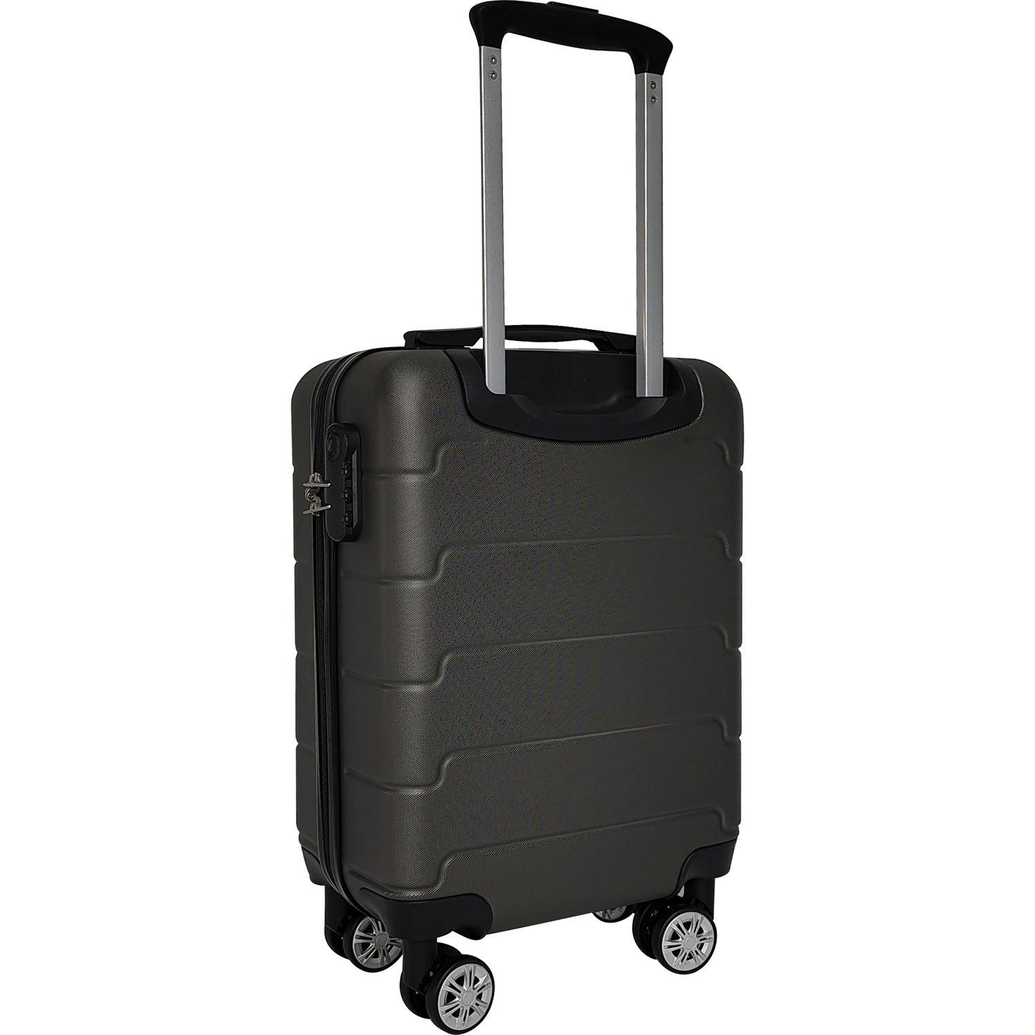 Voir la diapositive 4 : AIRPORT Valise ABS Square 50cm 8 roues - Gris métal