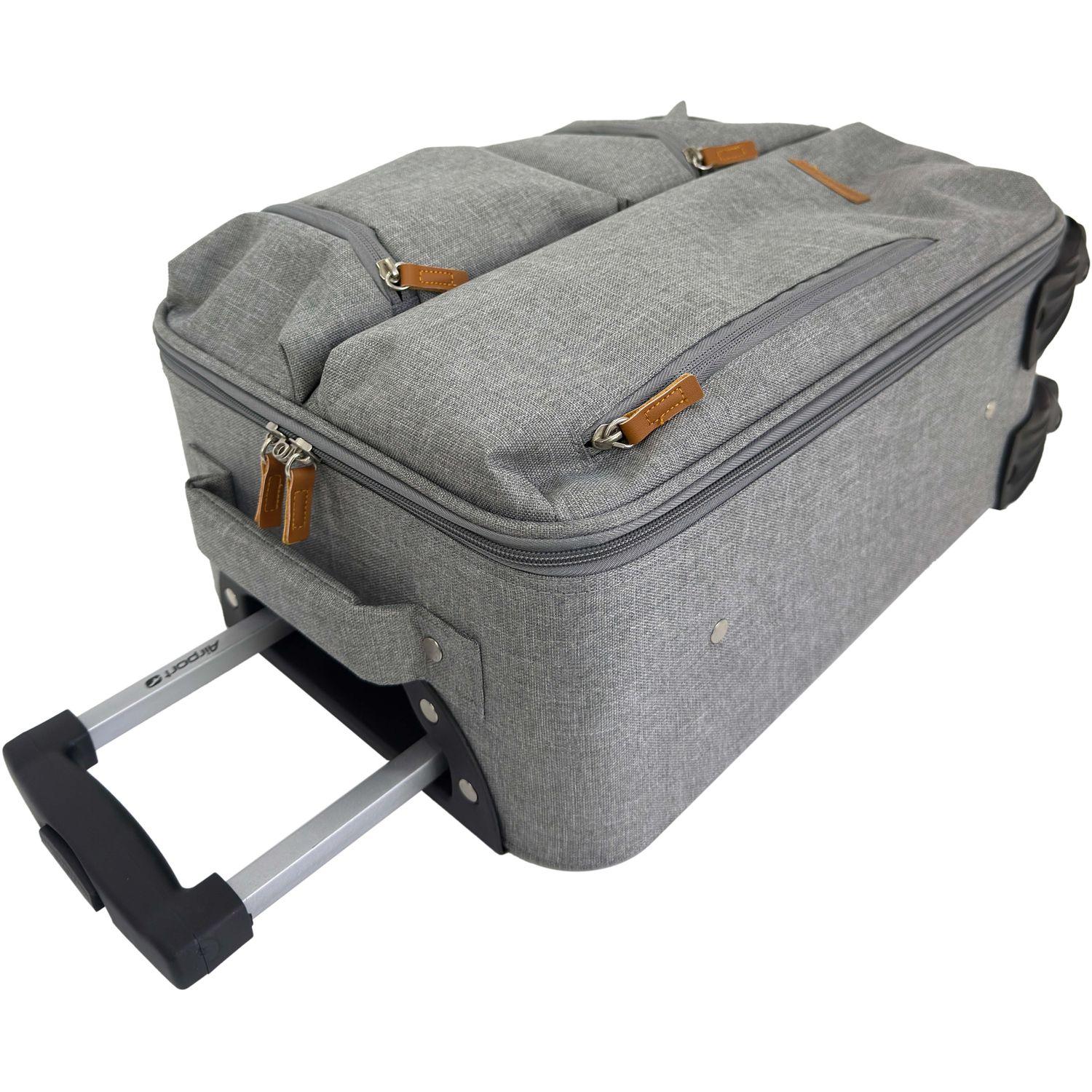 Voir la diapositive 4 : AIRPORT Valise souple Expander 50 cm - Gris