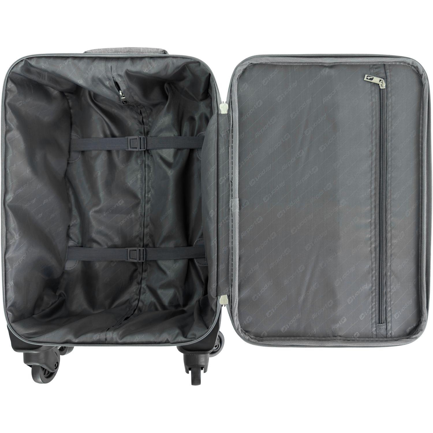 Voir la diapositive 6 : AIRPORT Valise souple Expander 50 cm - Gris