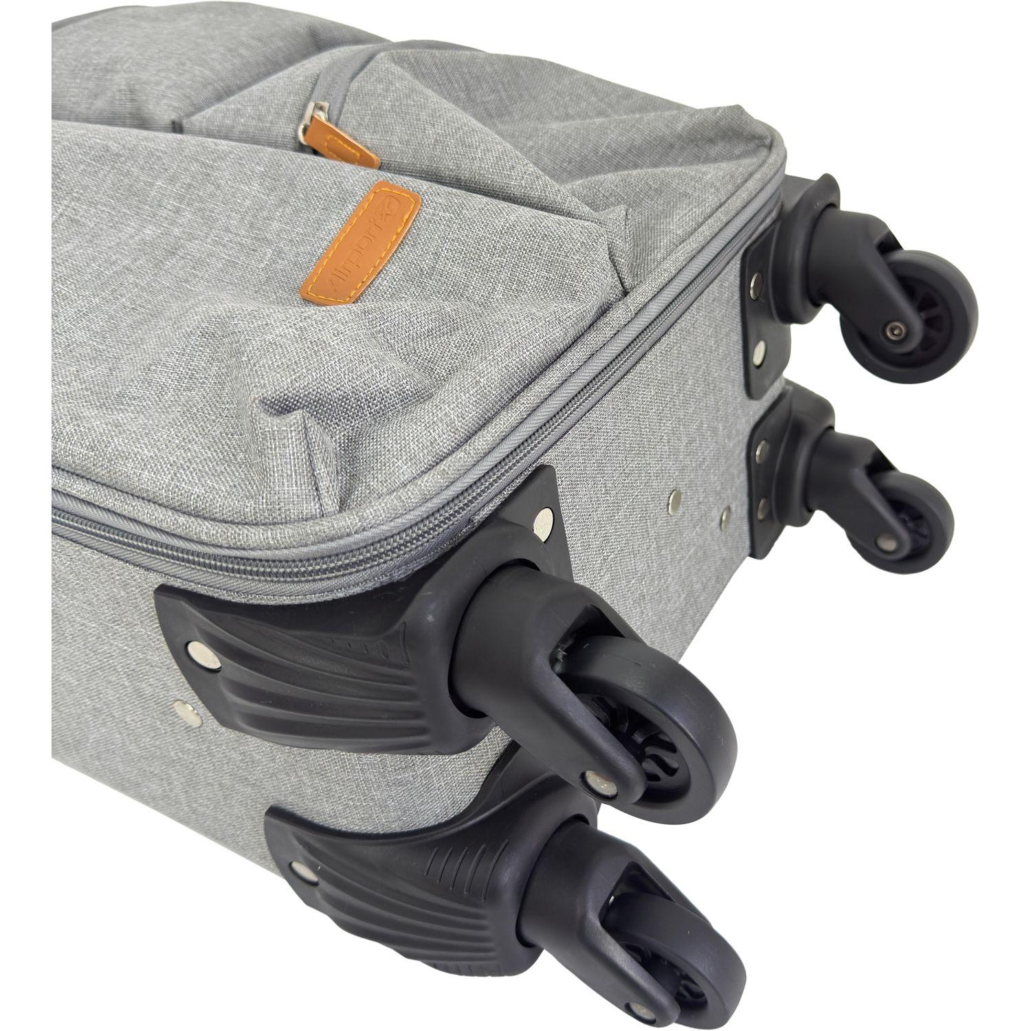 Voir la diapositive 10 : AIRPORT Valise souple Expander 50 cm - Gris
