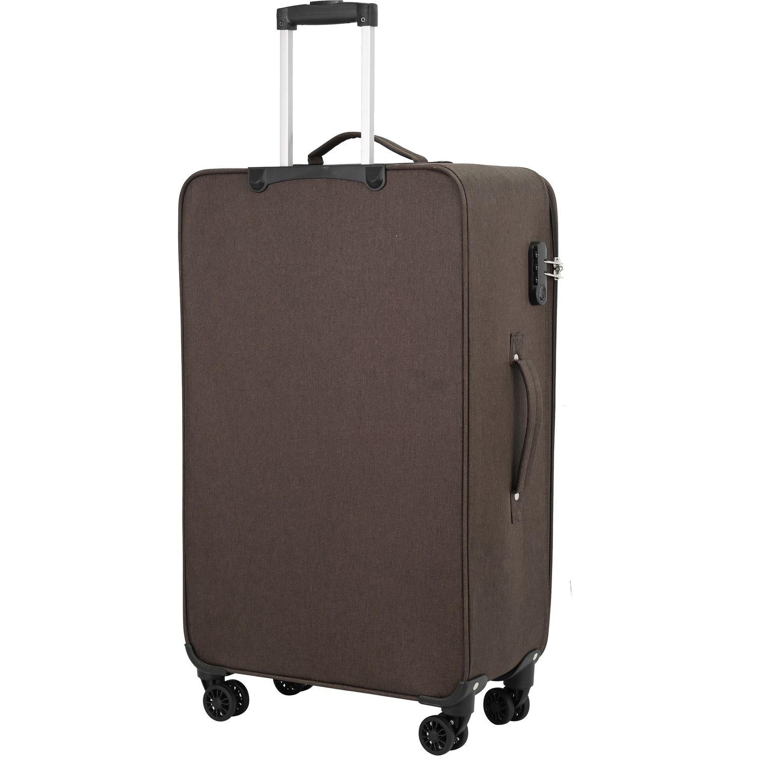Voir la diapositive 3 : AIRPORT Valise souple Highway 65cm 8 roues - Marron