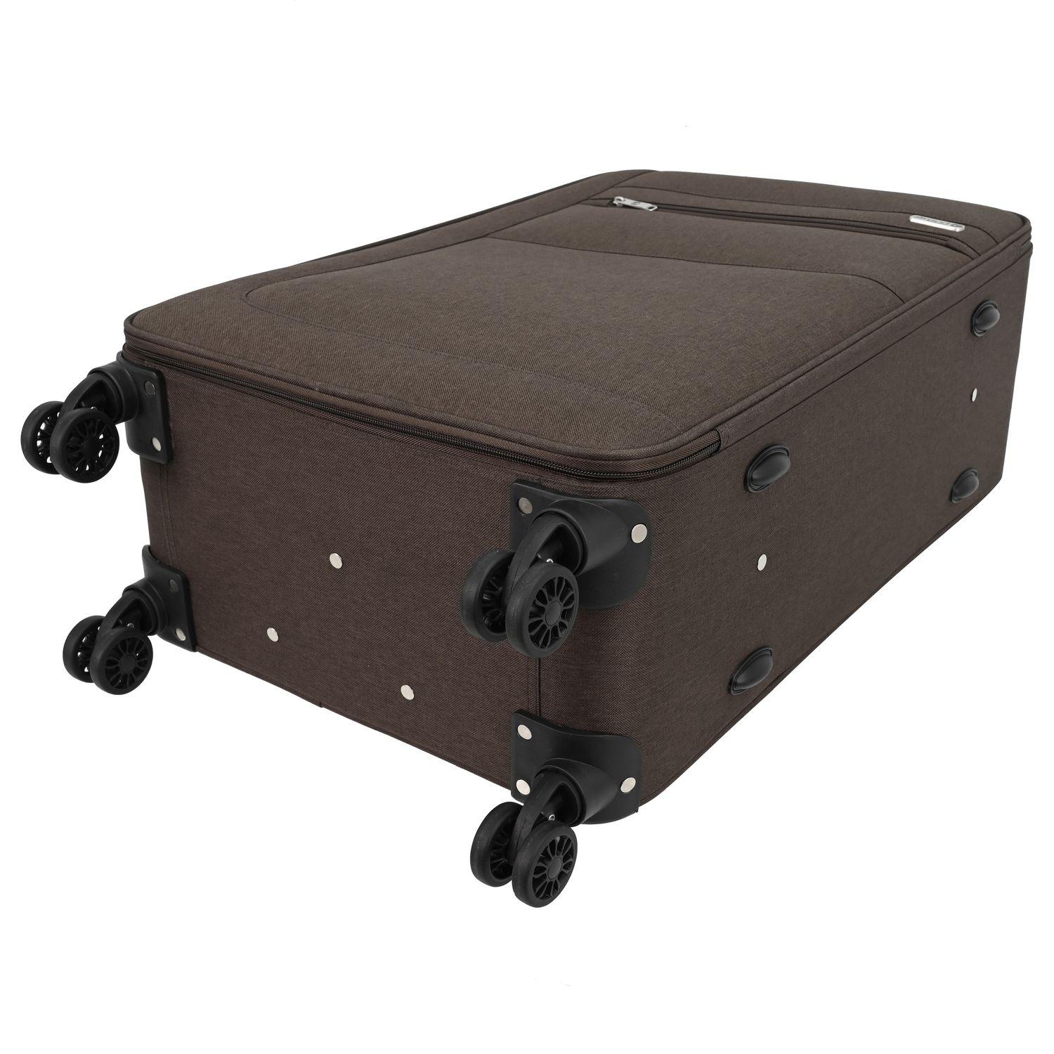 Voir la diapositive 5 : AIRPORT Valise souple Highway 65cm 8 roues - Marron