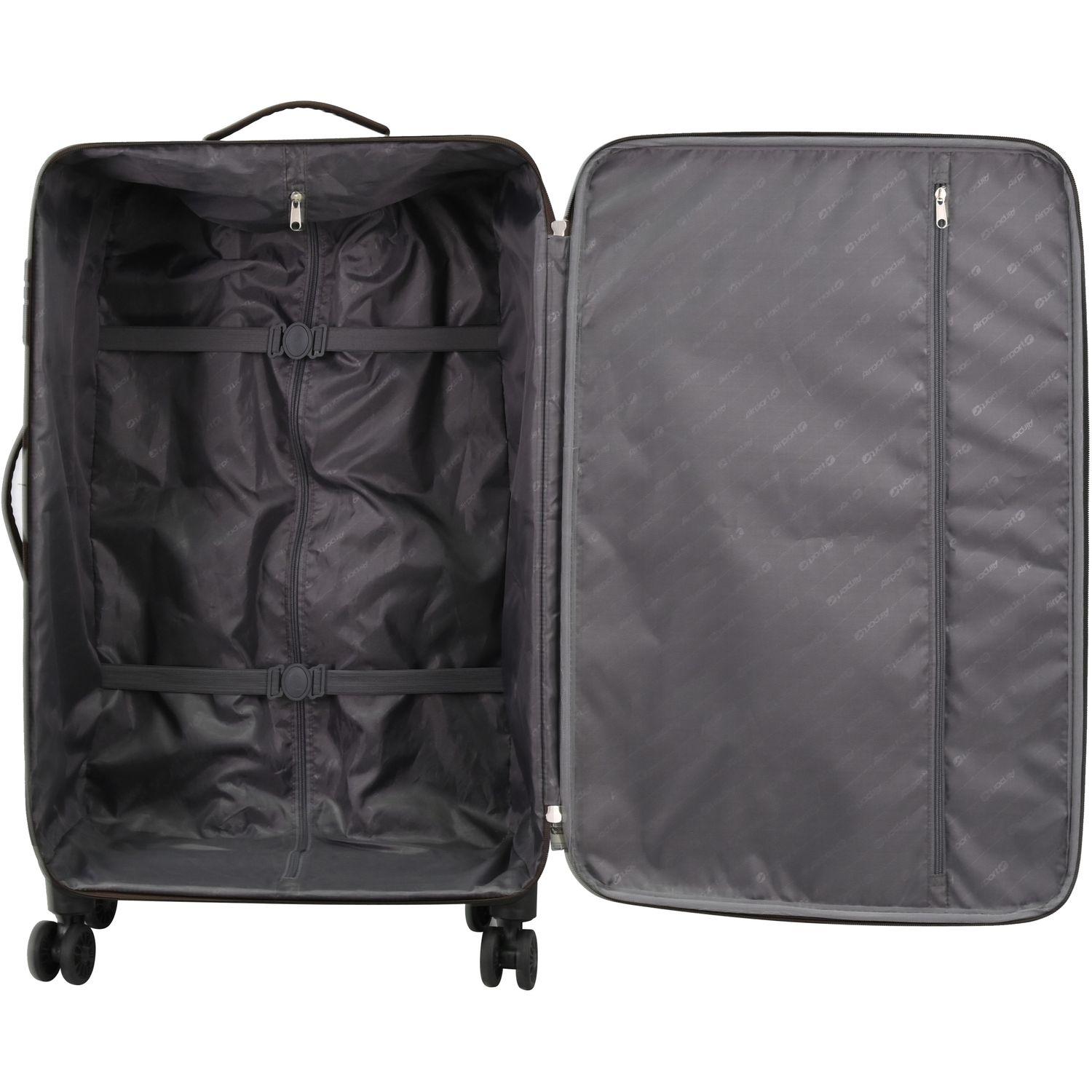 Voir la diapositive 6 : AIRPORT Valise souple Highway 65cm 8 roues - Marron