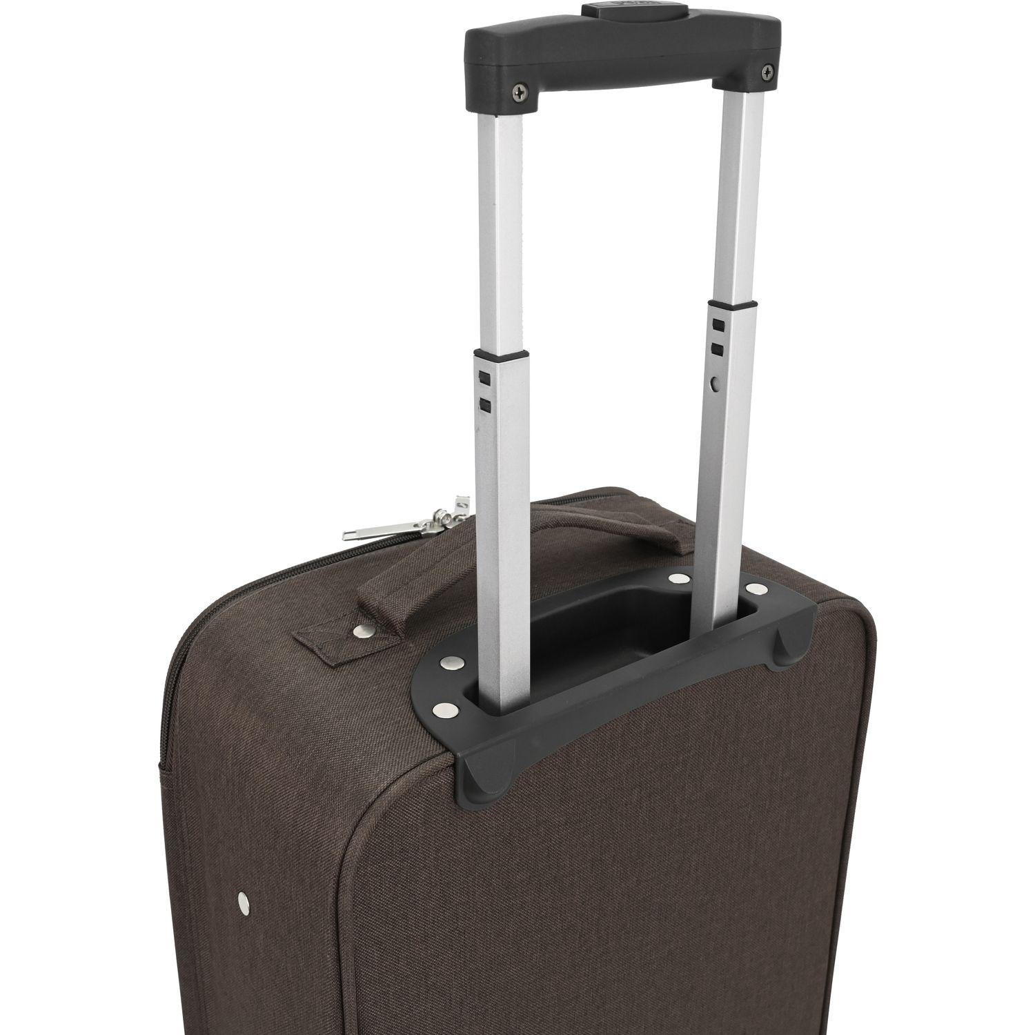 Voir la diapositive 7 : AIRPORT Valise souple Highway 65cm 8 roues - Marron