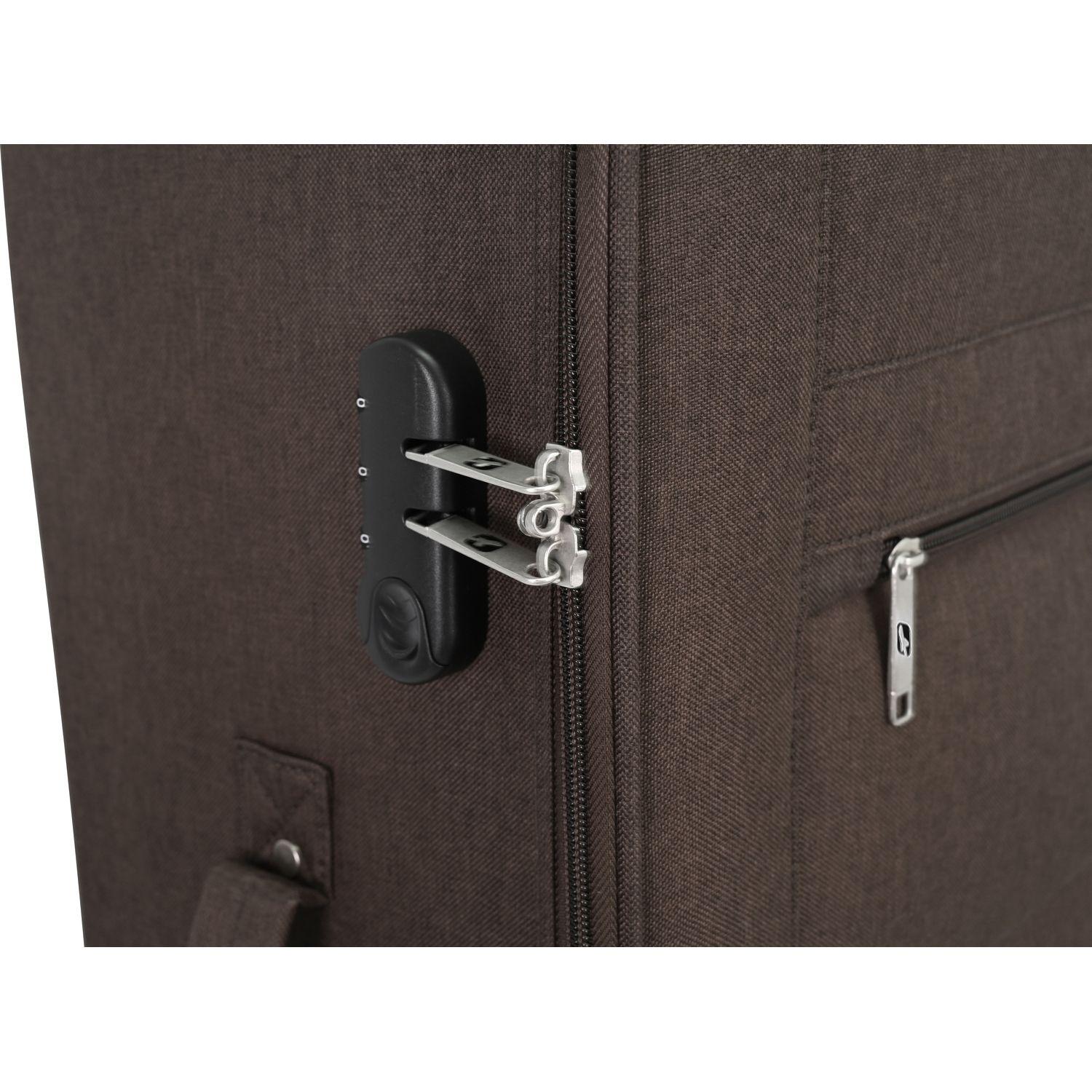 Voir la diapositive 8 : AIRPORT Valise souple Highway 65cm 8 roues - Marron
