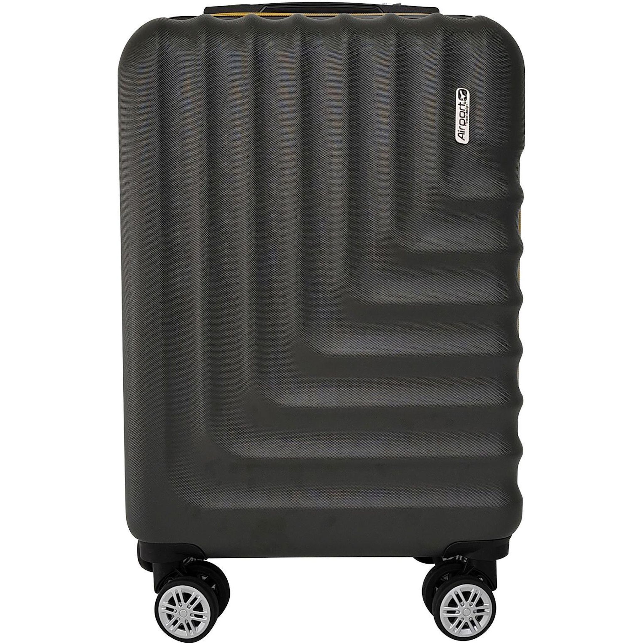 AIRPORT Valise ABS LINEAR 65 cm 8 roues - Gris foncé