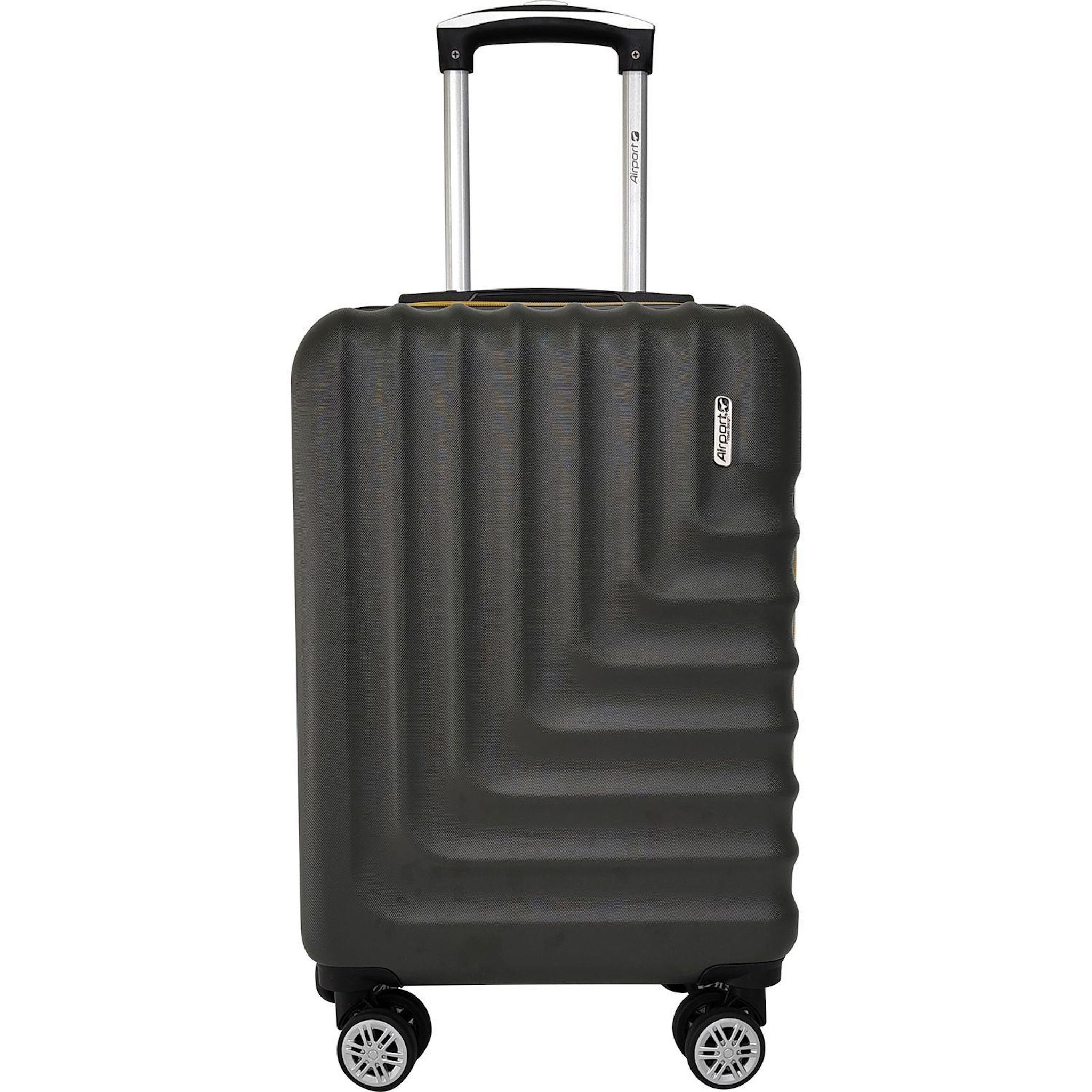 Voir la diapositive 2 : AIRPORT Valise ABS LINEAR 65 cm 8 roues - Gris foncé