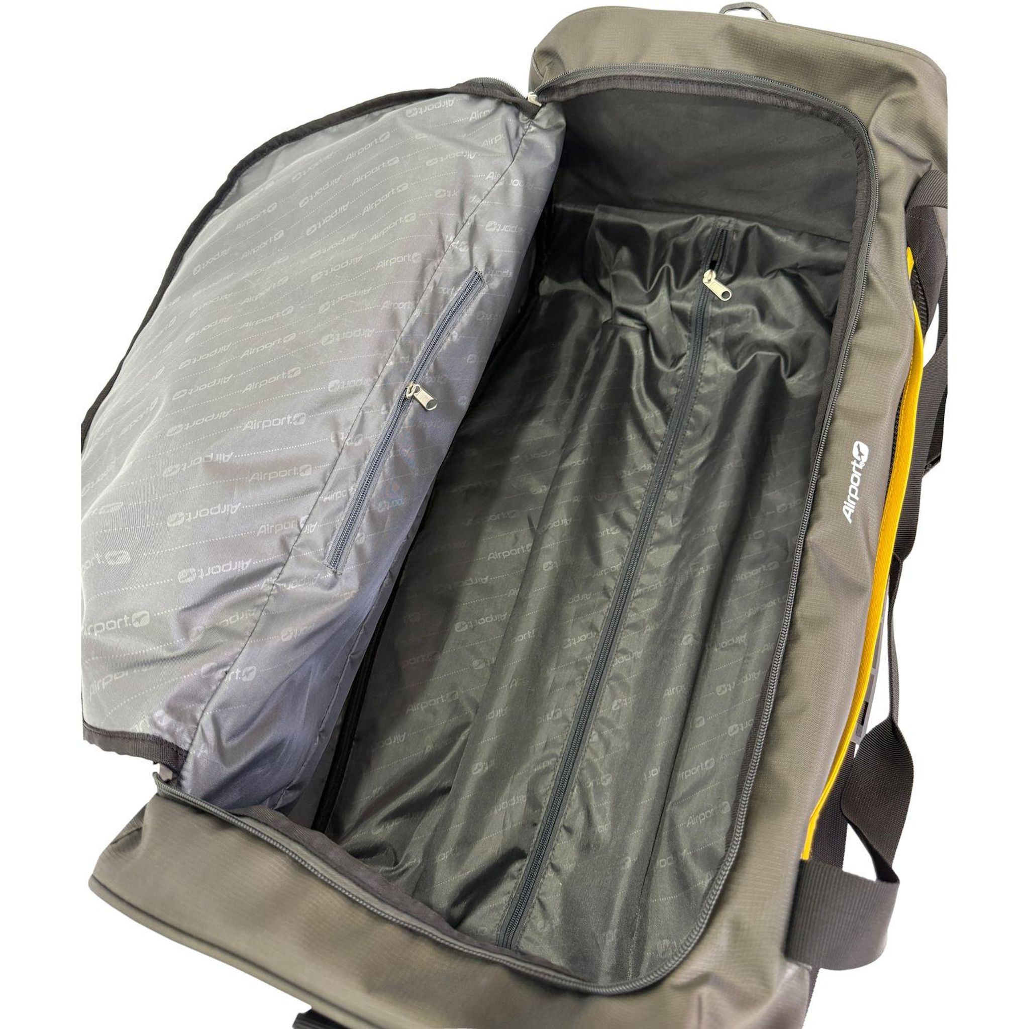 Voir la diapositive 5 : AIRPORT Sac de voyage à roulettes - Gris foncé