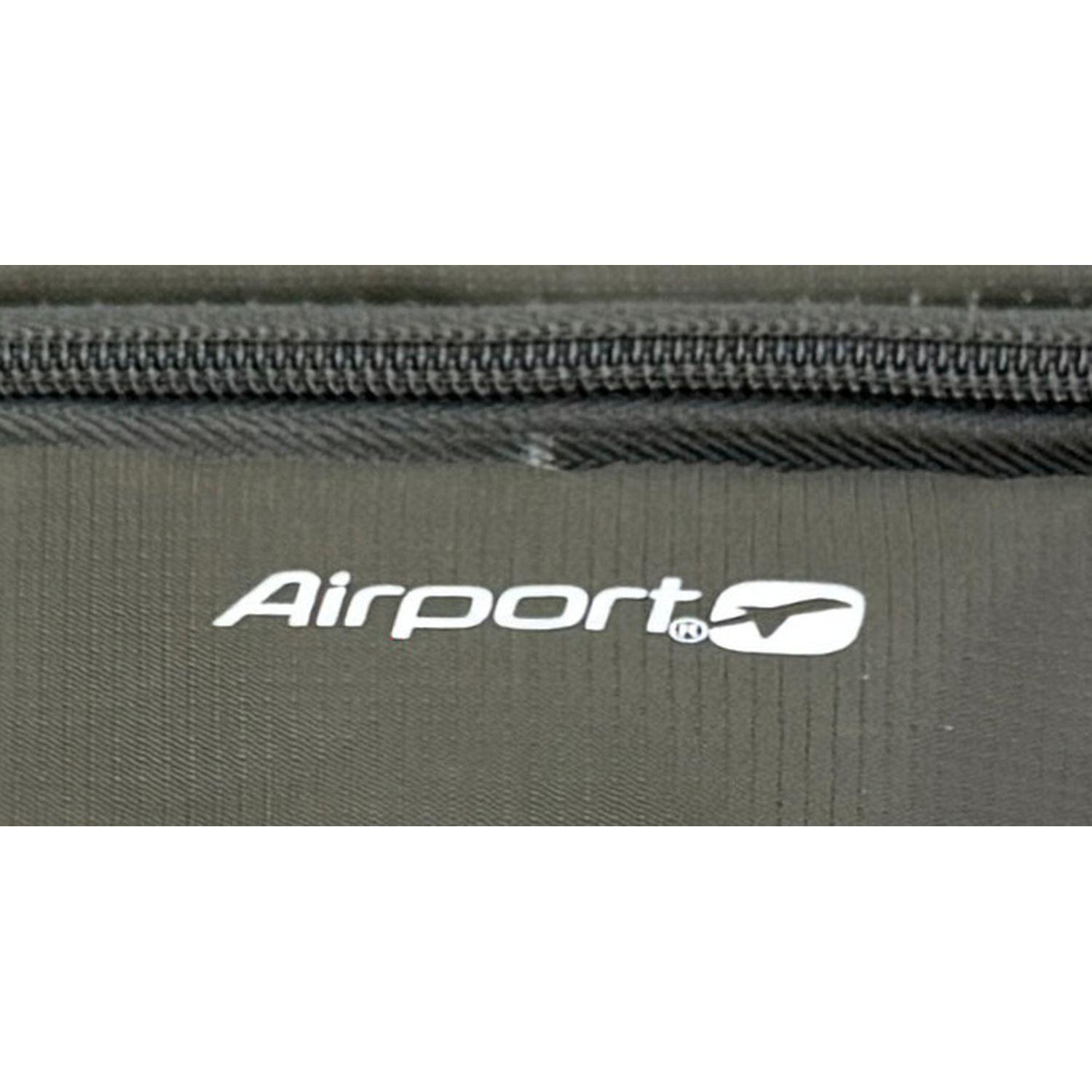 Voir la diapositive 6 : AIRPORT Sac de voyage à roulettes - Gris foncé