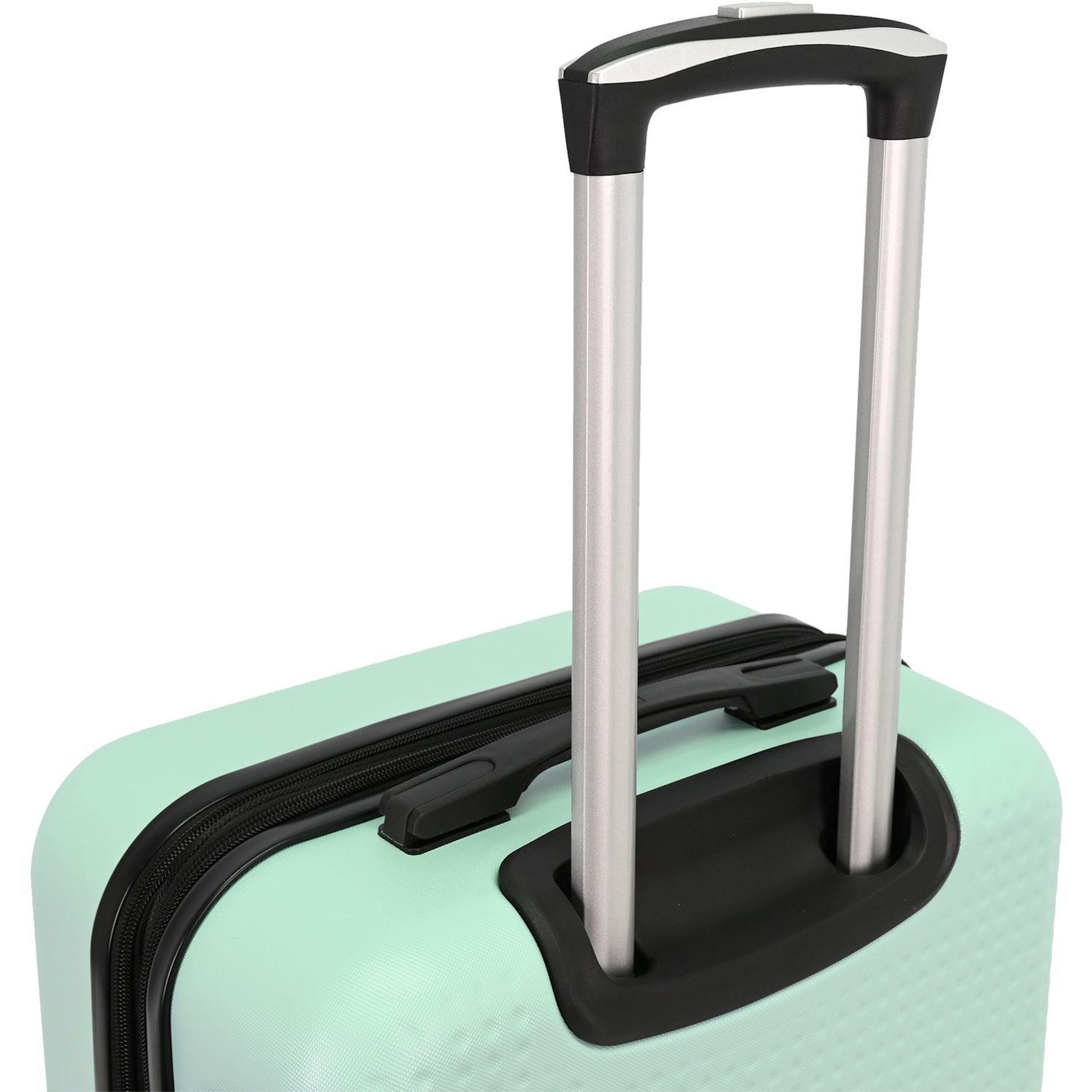 Voir la diapositive 7 : AIRPORT Valise ABS DOTS 75 cm 4 roues - Vert menthe