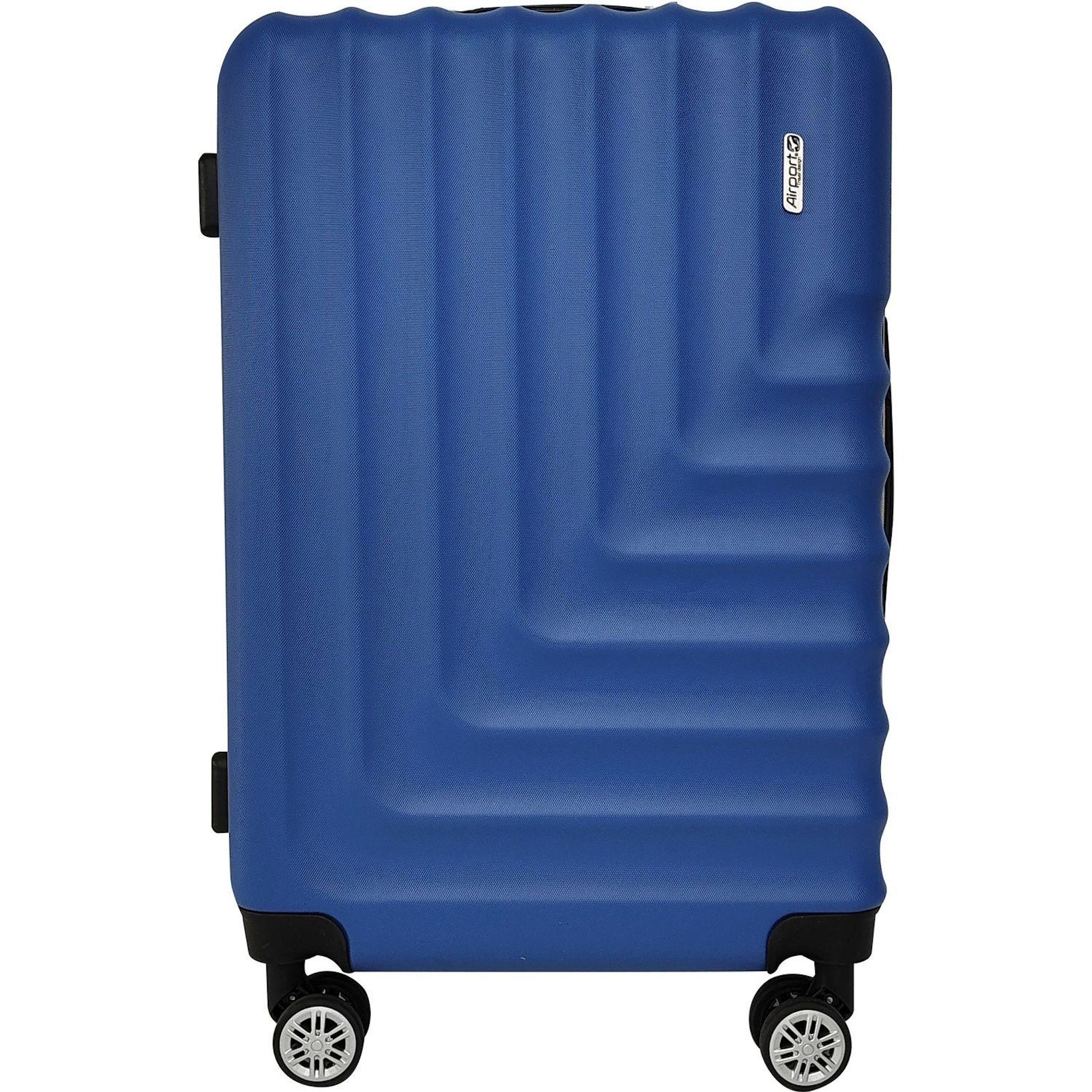 AIRPORT Valise ABS LINEAR 65 cm 8 roues - Bleu