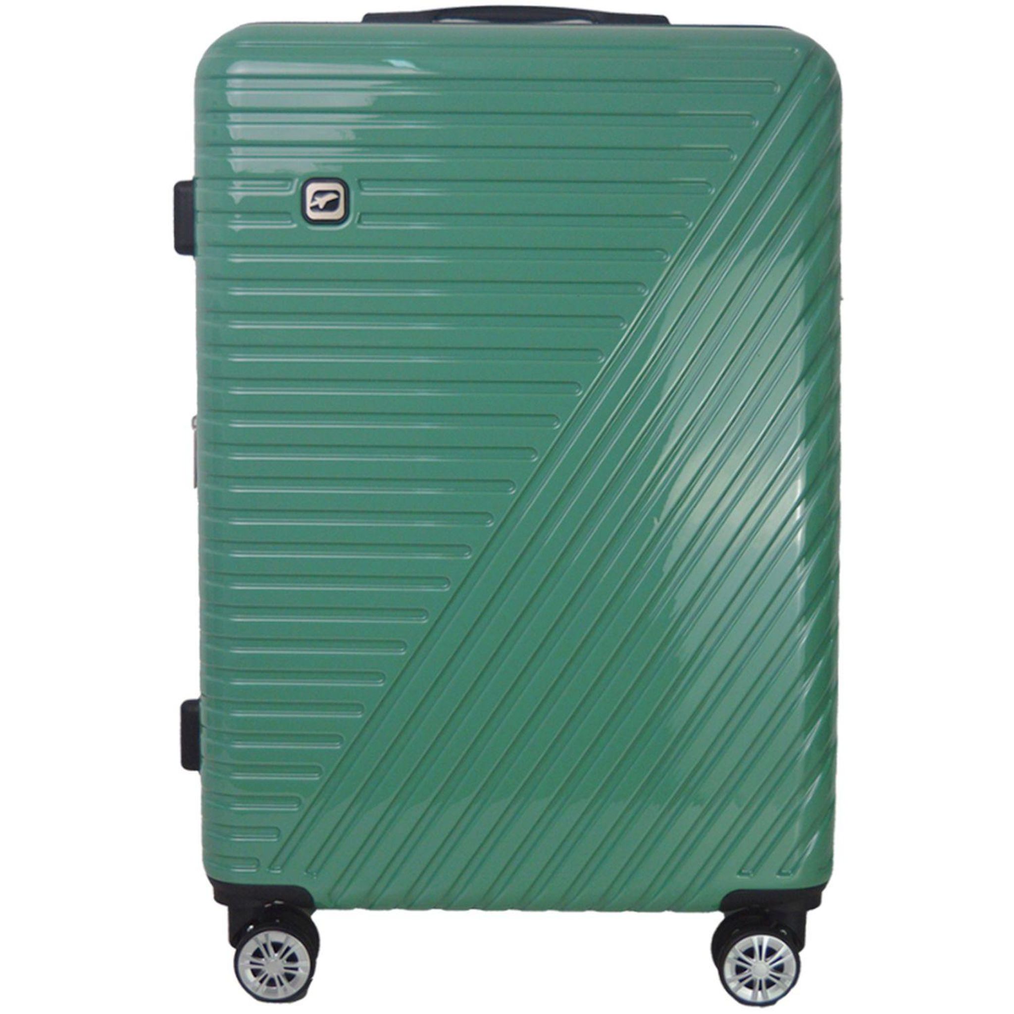 AIRPORT Valise ABS Shiny Folded 75 cm 8 roues Extensible - Vert