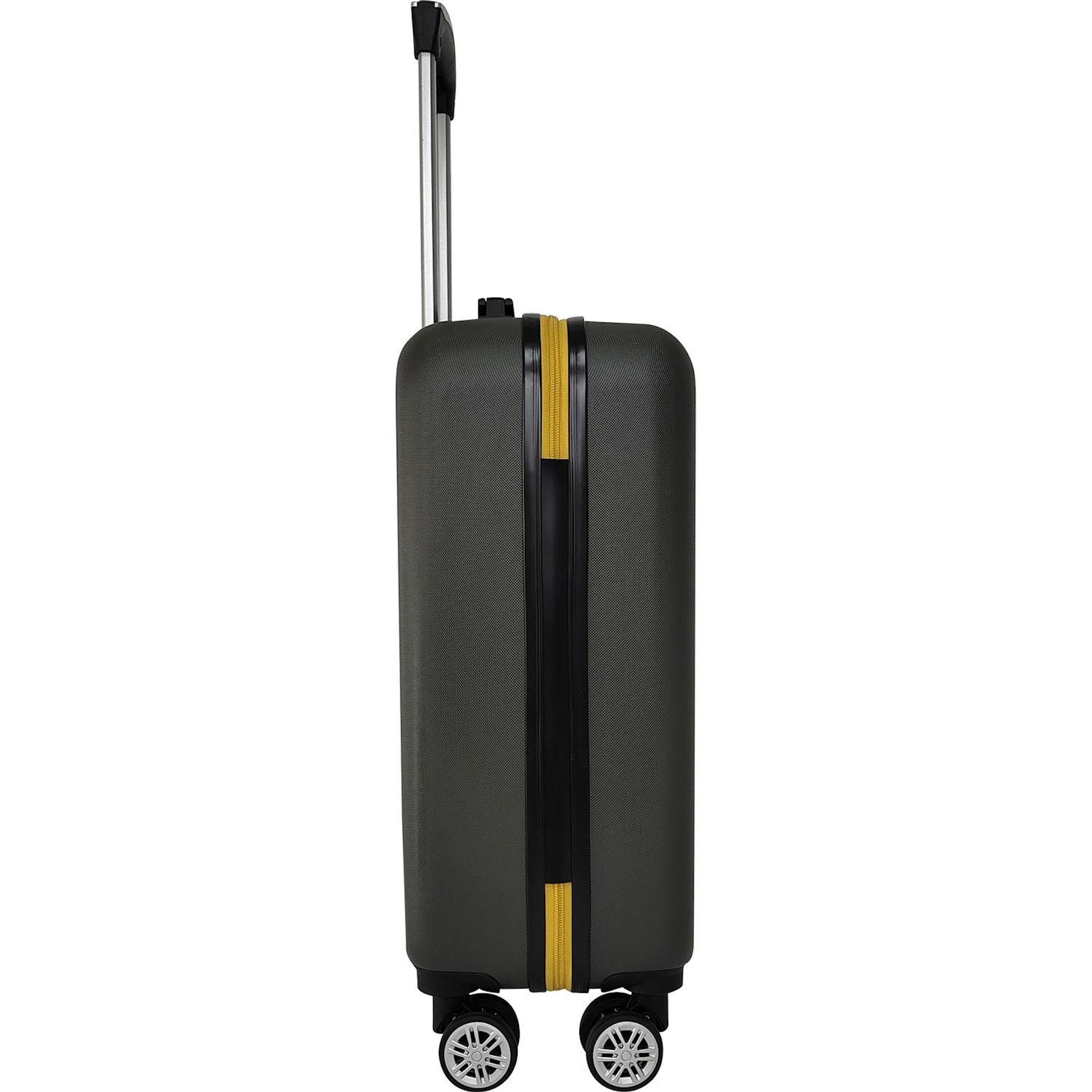 Voir la diapositive 3 : AIRPORT Valise ABS LINEAR 75 cm 8 roues - Gris foncé