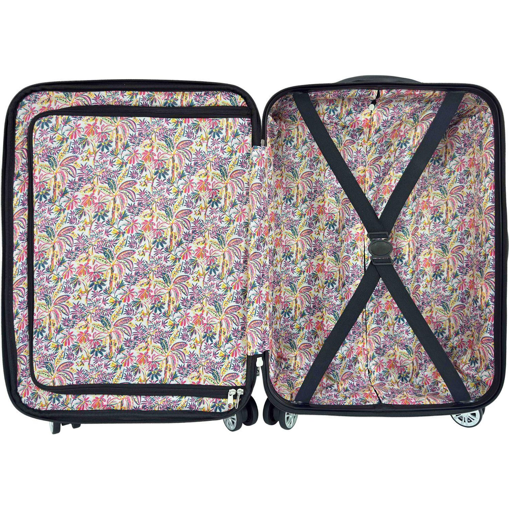 Voir la diapositive 6 : AIRPORT Valise ABS Rainbow 8 roues 50cm - Vert