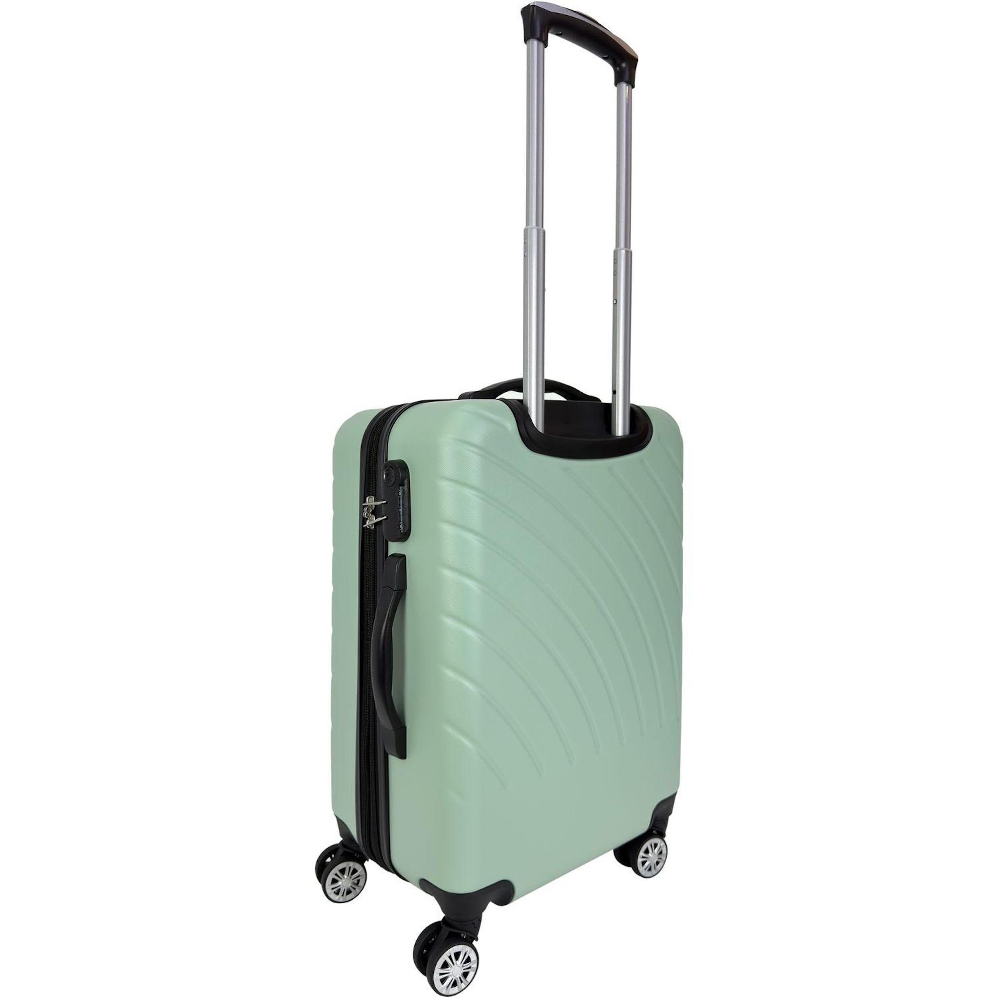 Voir la diapositive 8 : AIRPORT Valise ABS Rainbow 8 roues 50cm - Vert