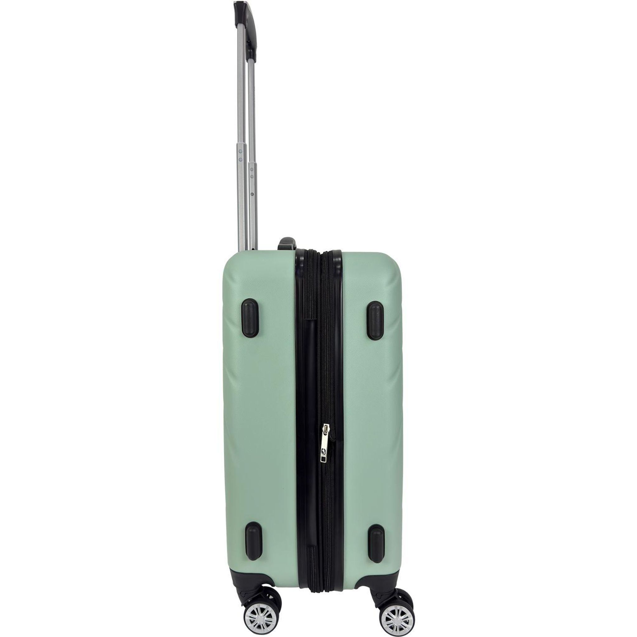 Voir la diapositive 9 : AIRPORT Valise ABS Rainbow 8 roues 50cm - Vert