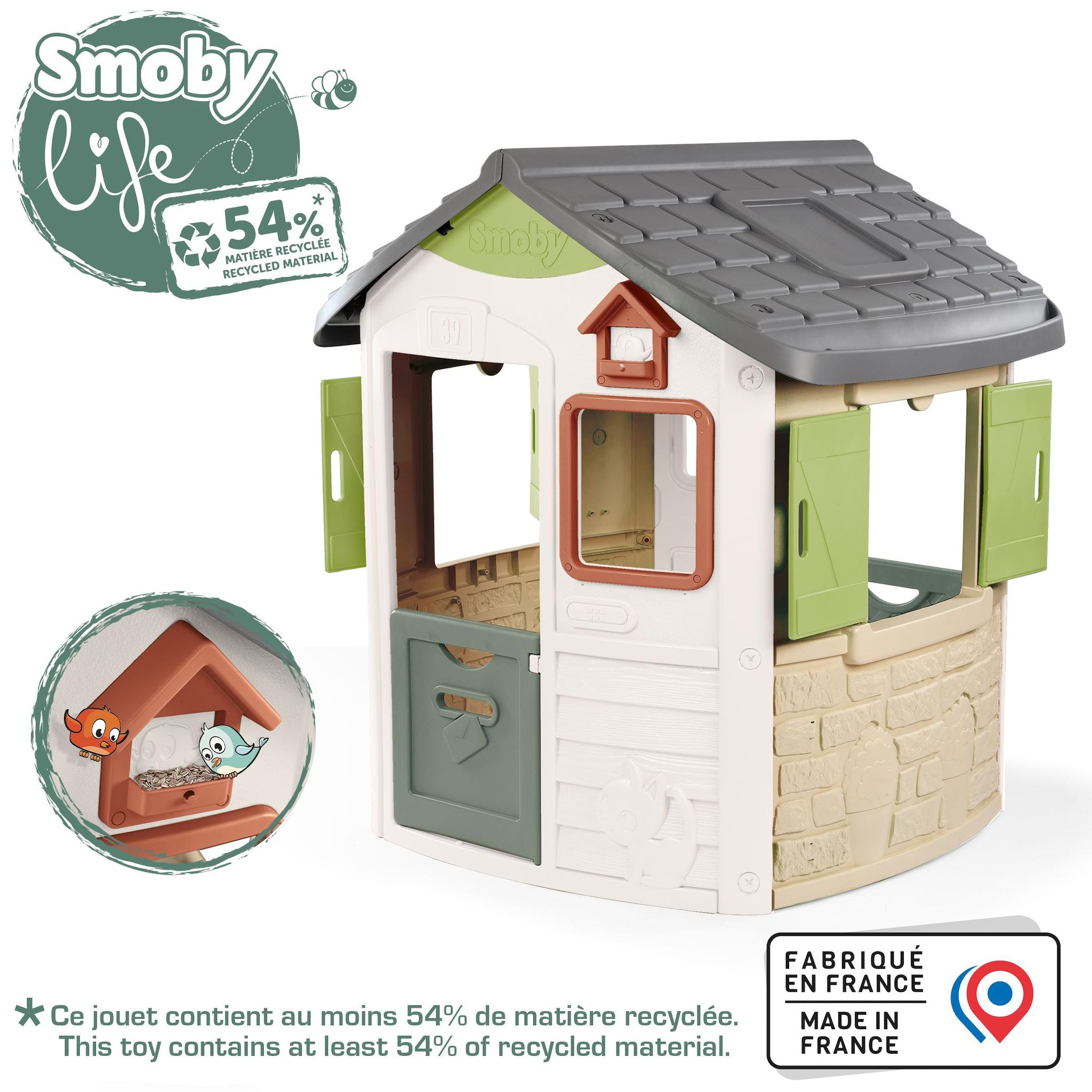 Voir la diapositive 2 : SMOBY Life Maison Jura Lodge