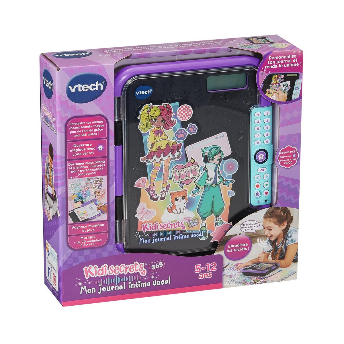 VTECH Mon journal intime vocal noir - KidiSecrets