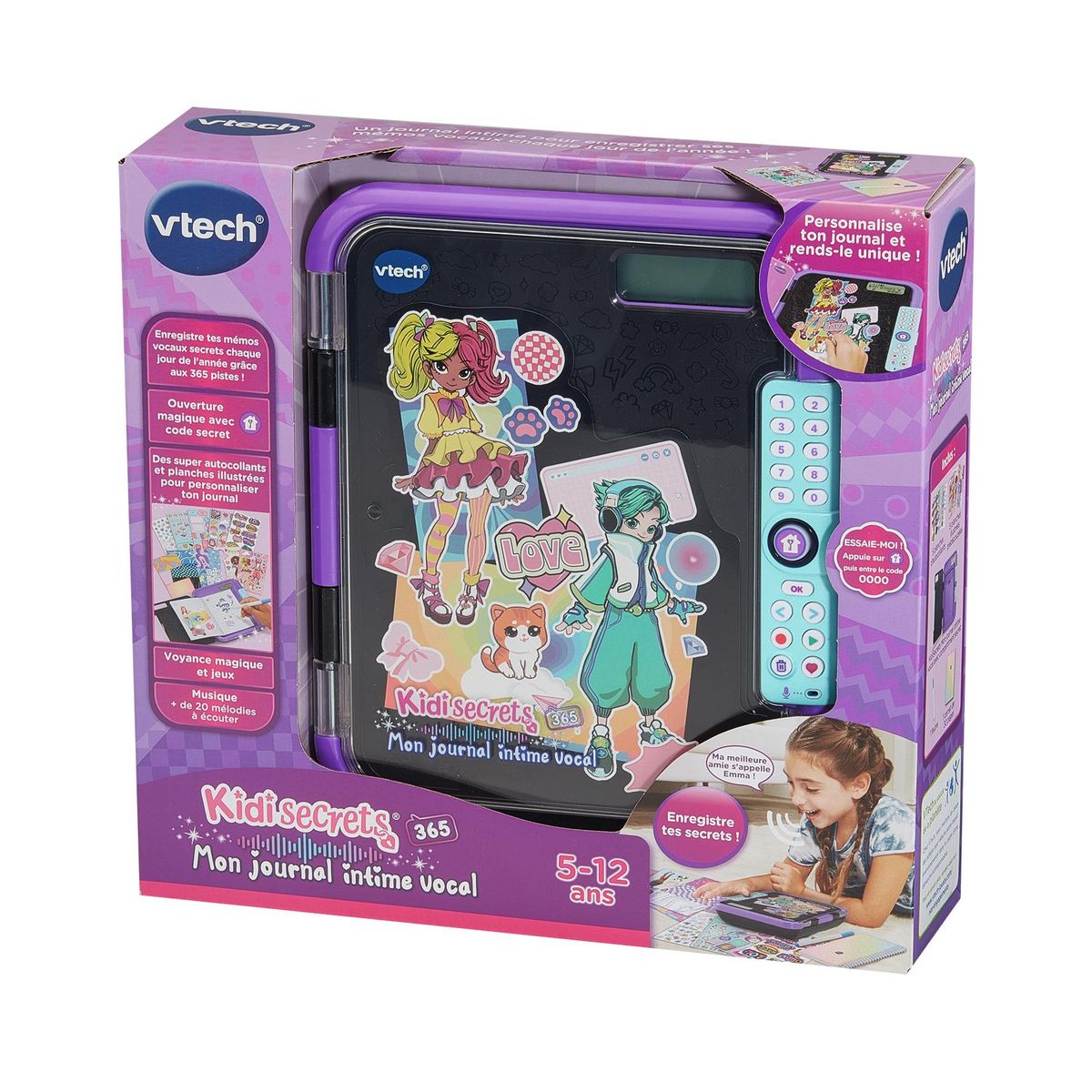 VTECH Mon journal intime vocal noir - KidiSecrets