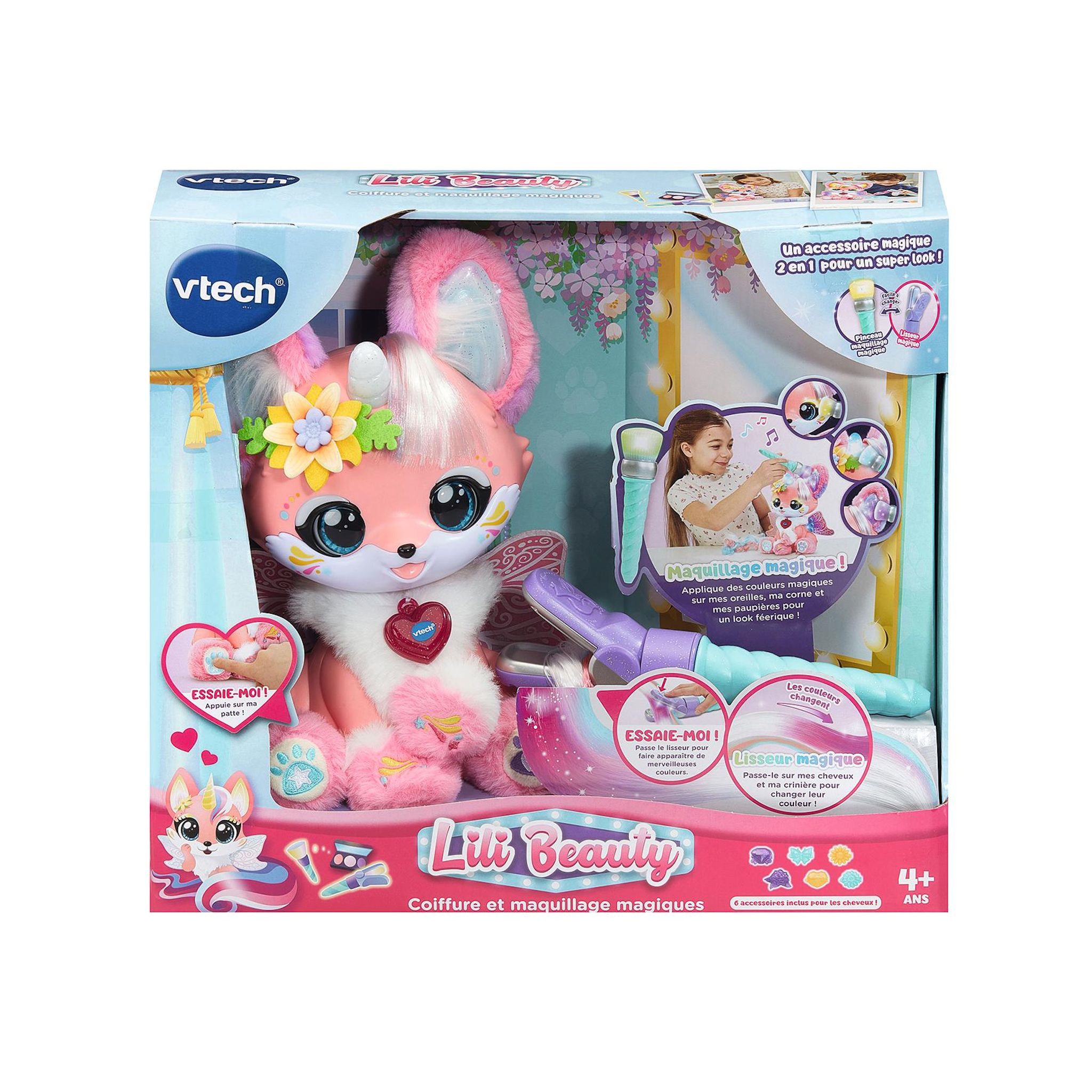 Voir la diapositive 6 : VTECH Lili Beauté Coiffure et Maquillage Magiques