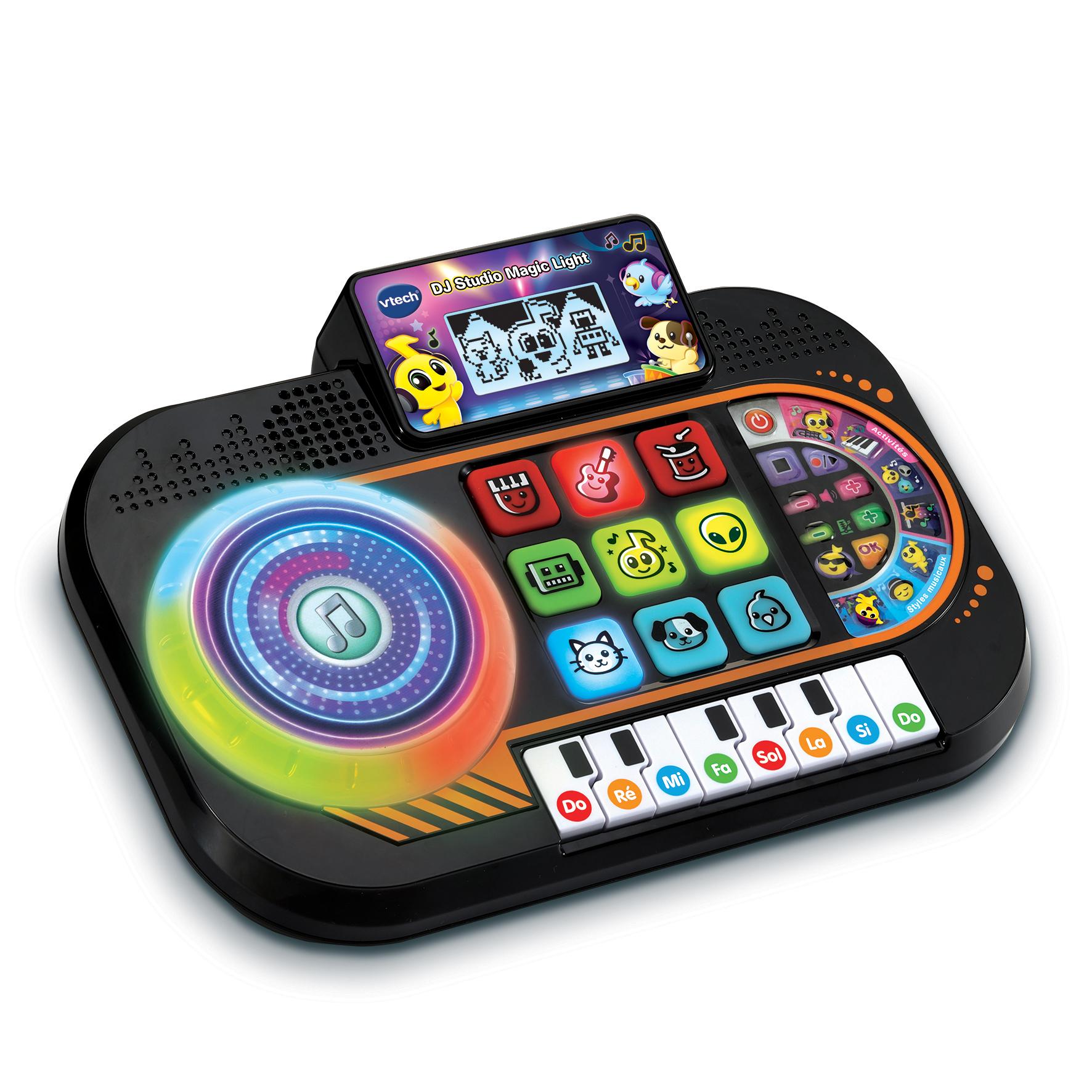 Voir la diapositive 2 : VTECH Platine DJ Studio Magic light