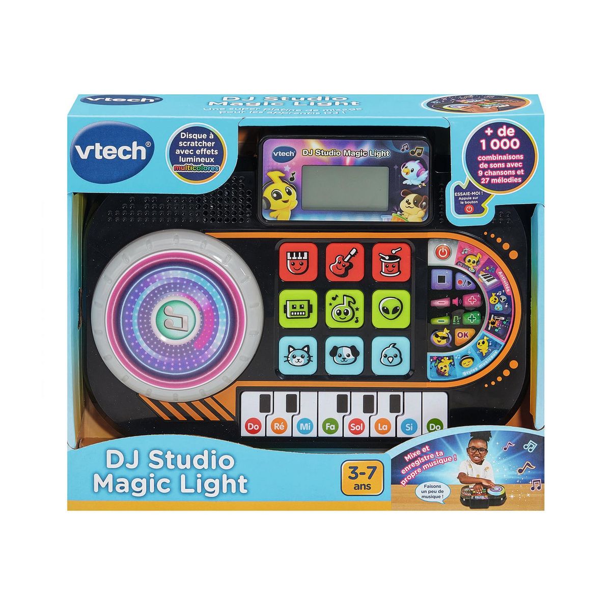 VTECH Platine DJ Studio Magic light