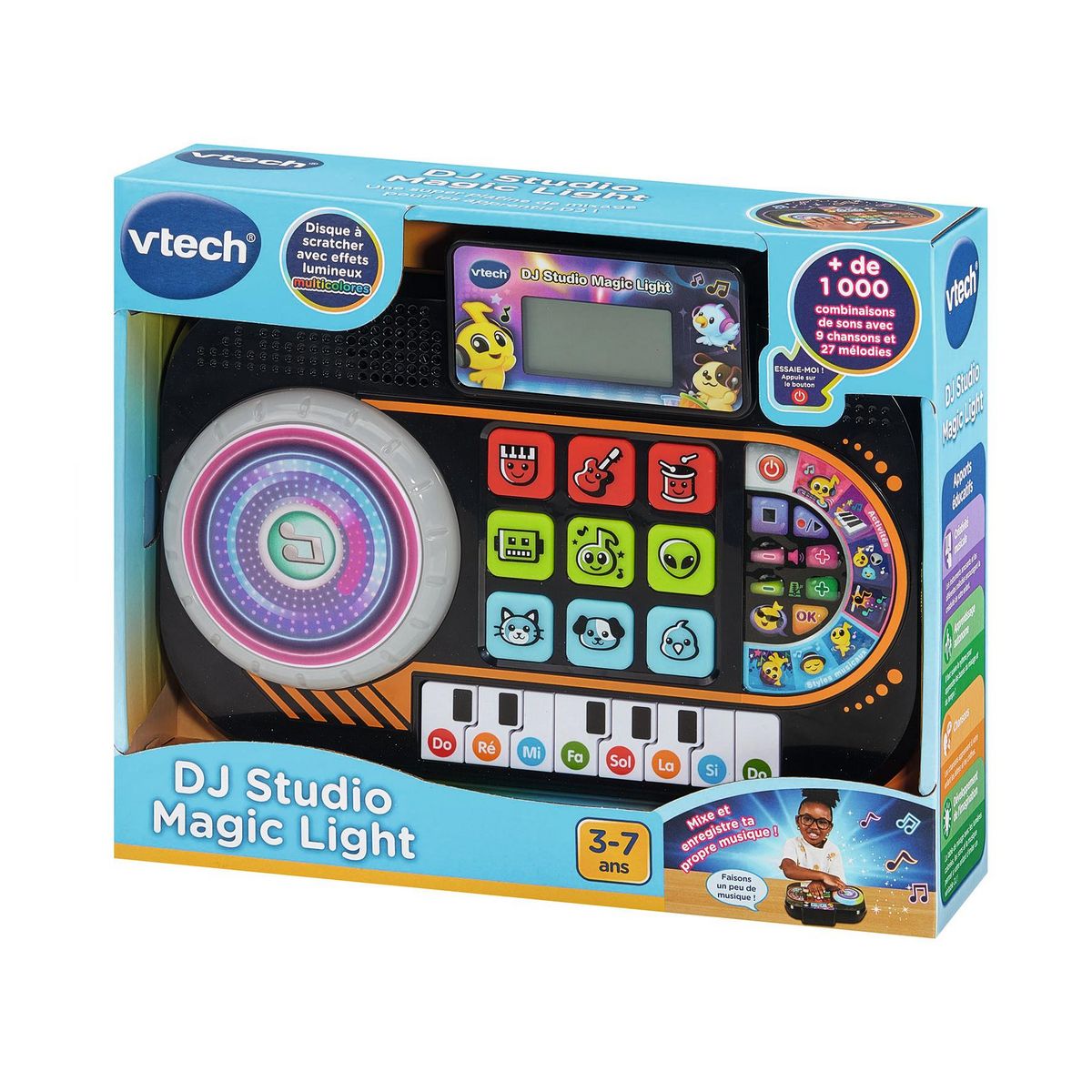 VTECH Platine DJ Studio Magic light