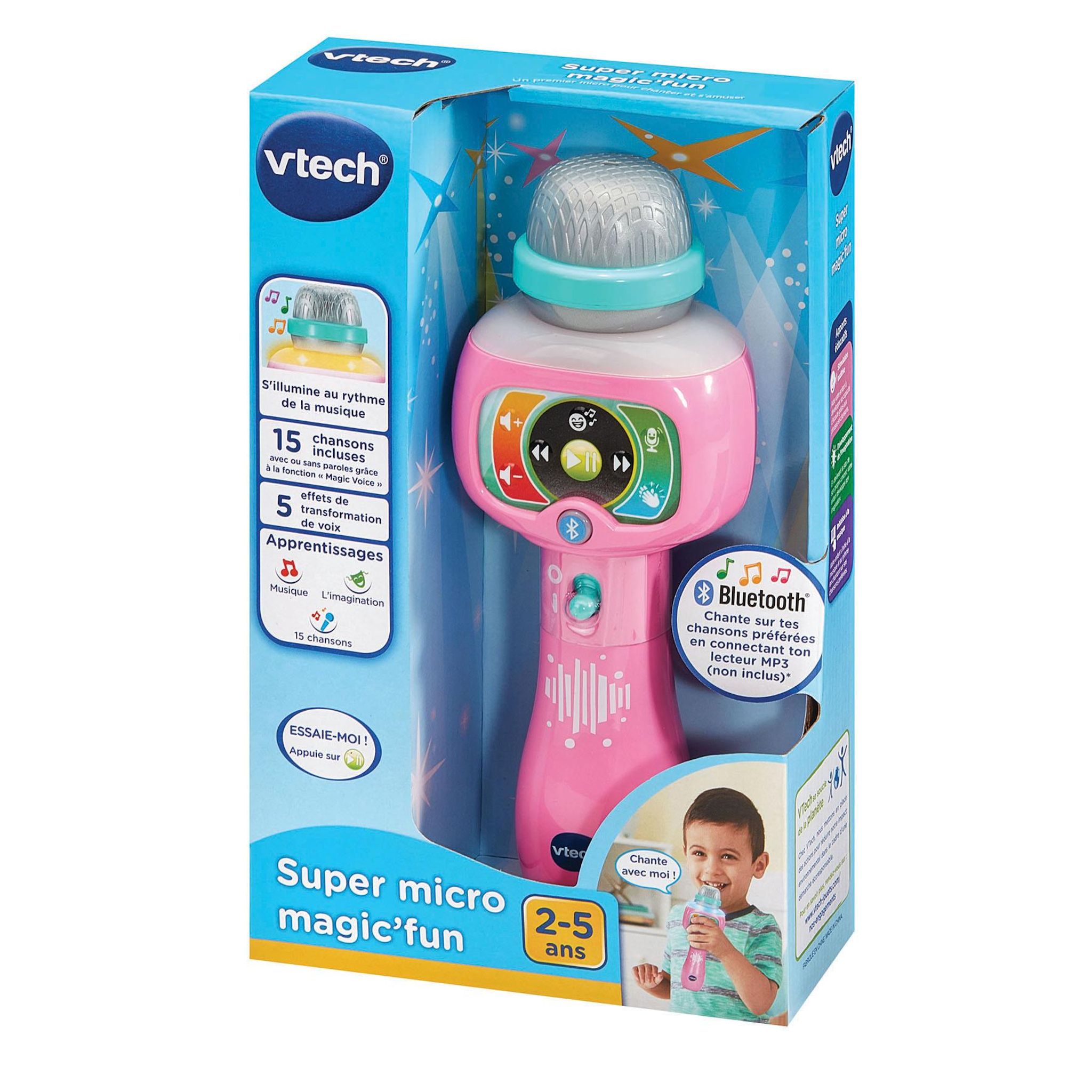 Voir la diapositive 6 : VTECH Super Micro Magic Fun - Rose