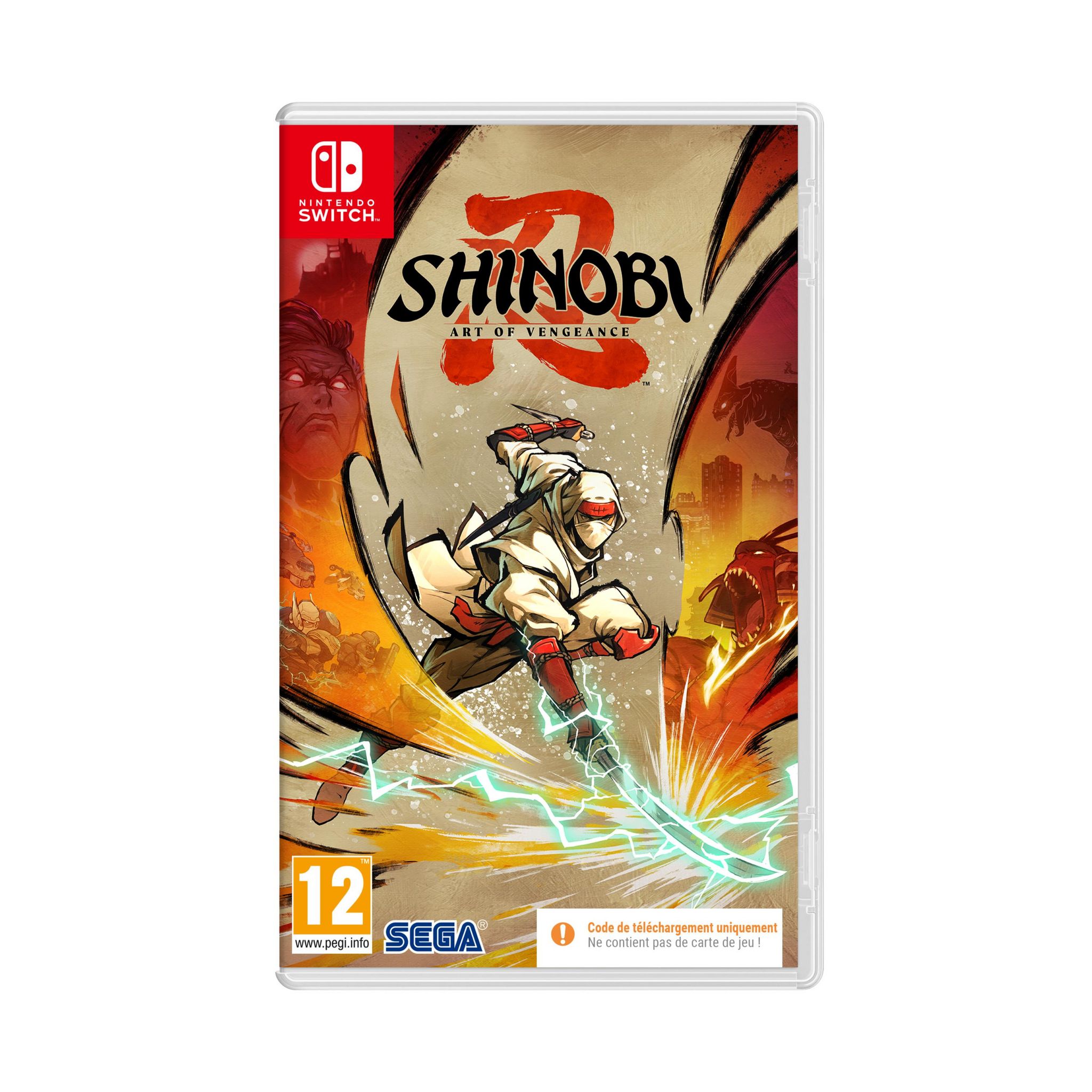 Shinobi : Art of Vengeance - Code de Téléchargement Nintendo Switch