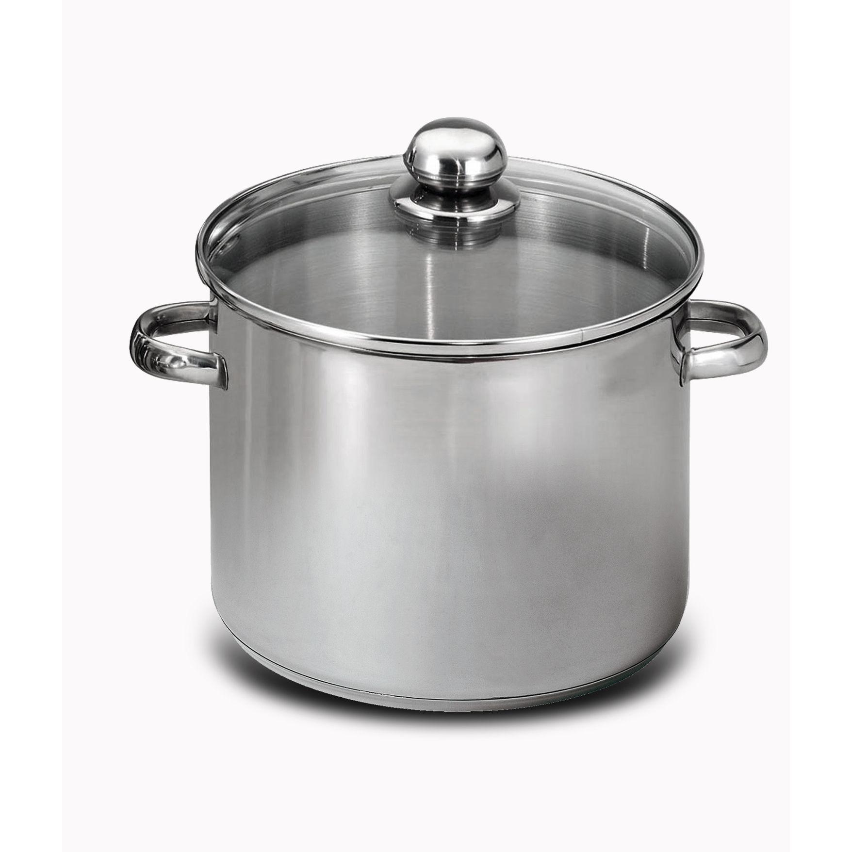 Traiteur en inox avec couvercle en verre 36cm