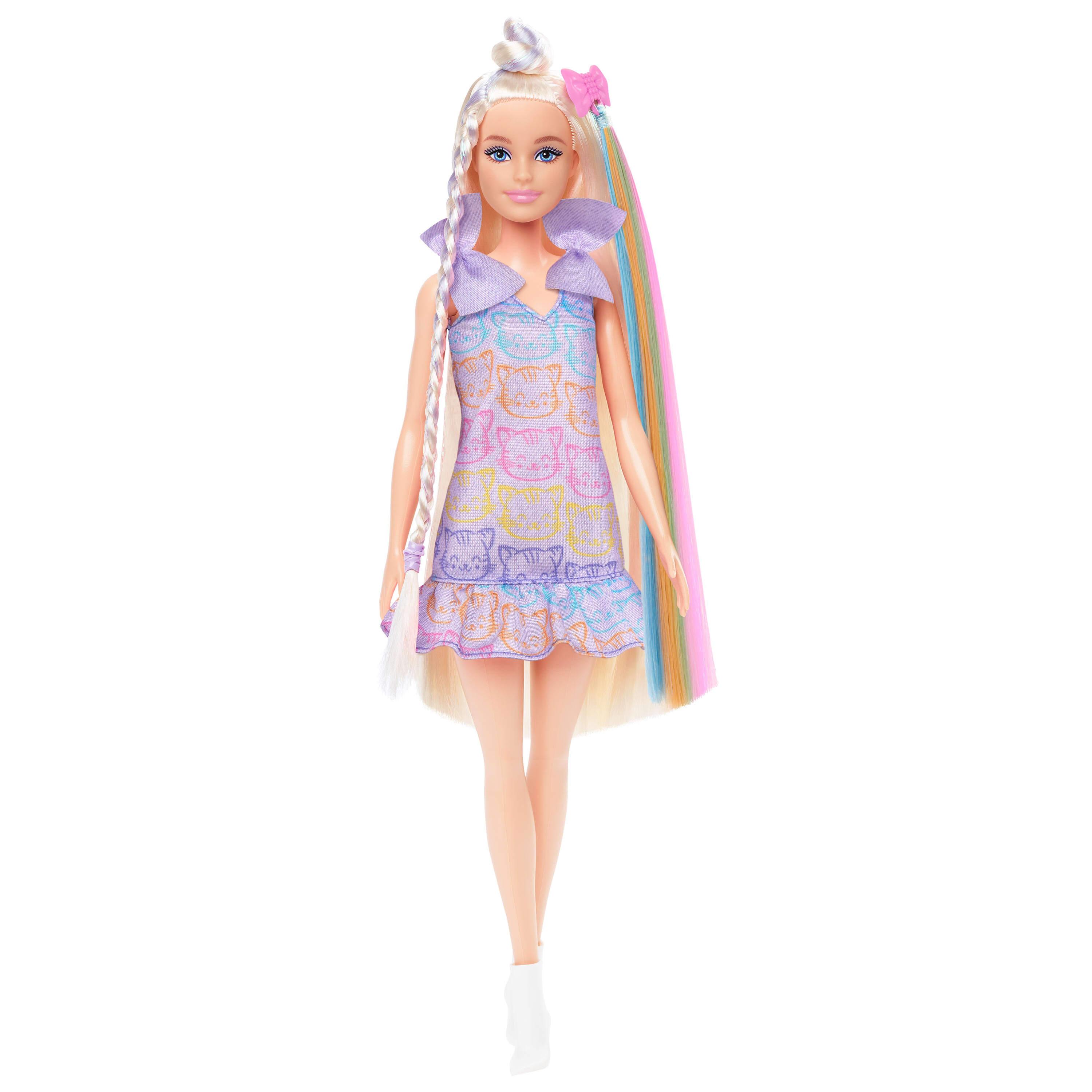 Voir la diapositive 4 : MATTEL Poupée Barbie Chevelure de rêve