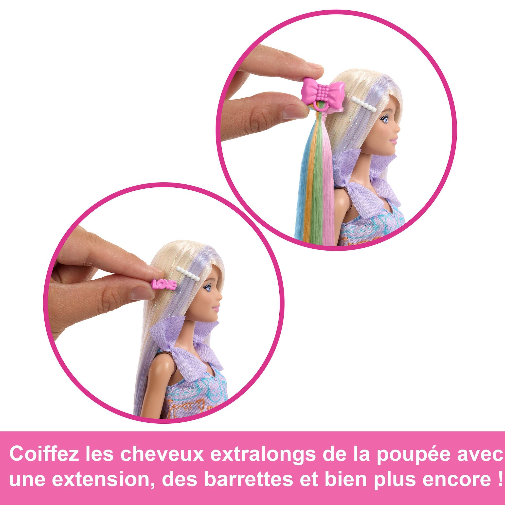 Voir la diapositive 6 : MATTEL Poupée Barbie Chevelure de rêve