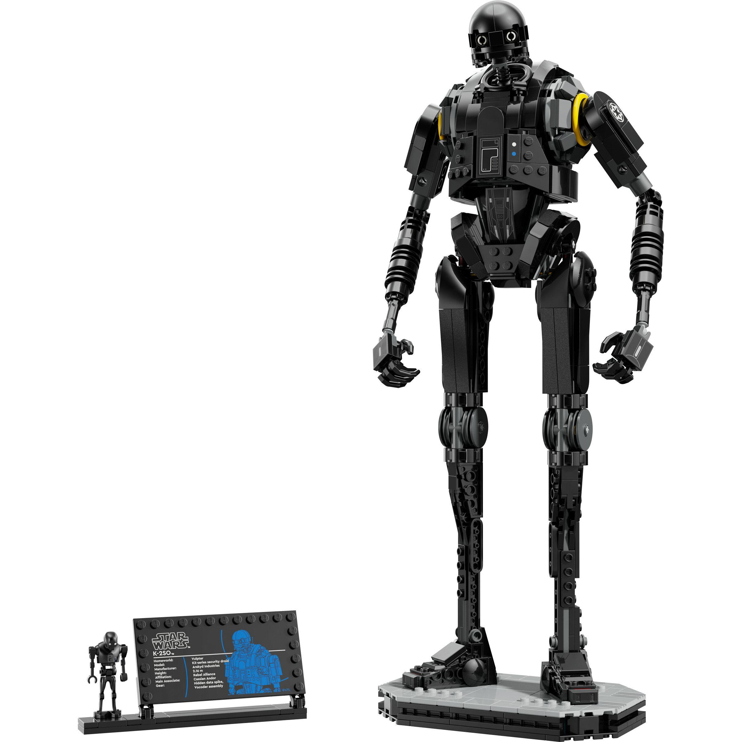 Voir la diapositive 2 : LEGO Star Wars : Andor 75434 K-2SO le Droïde de Sécurité - Jouet pour Garçon dès 10 ans