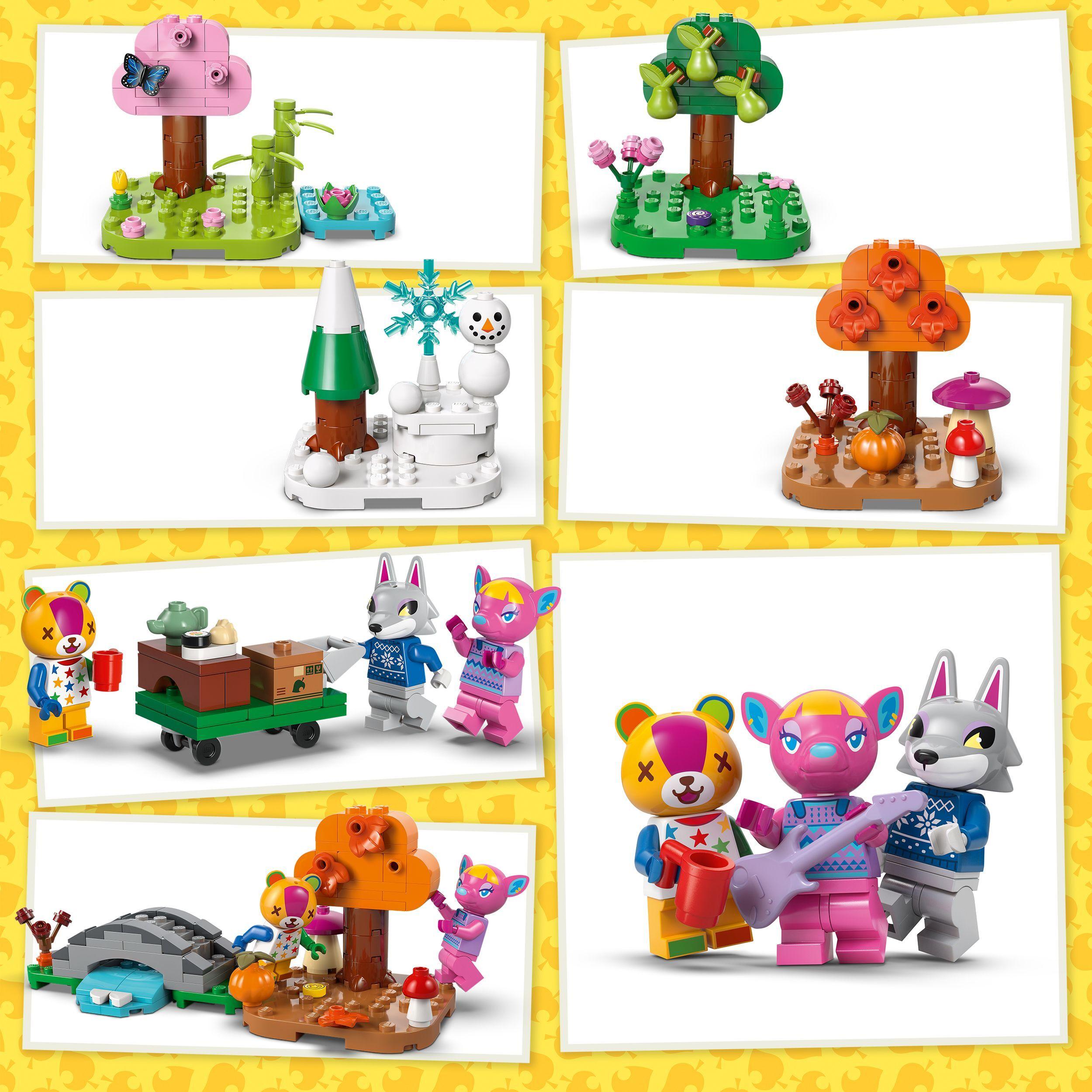 Voir la diapositive 6 : LEGO Animal Crossing 77057 Les Maisons Créatives : au Gré des Saisons - Jouet dès 7 ans