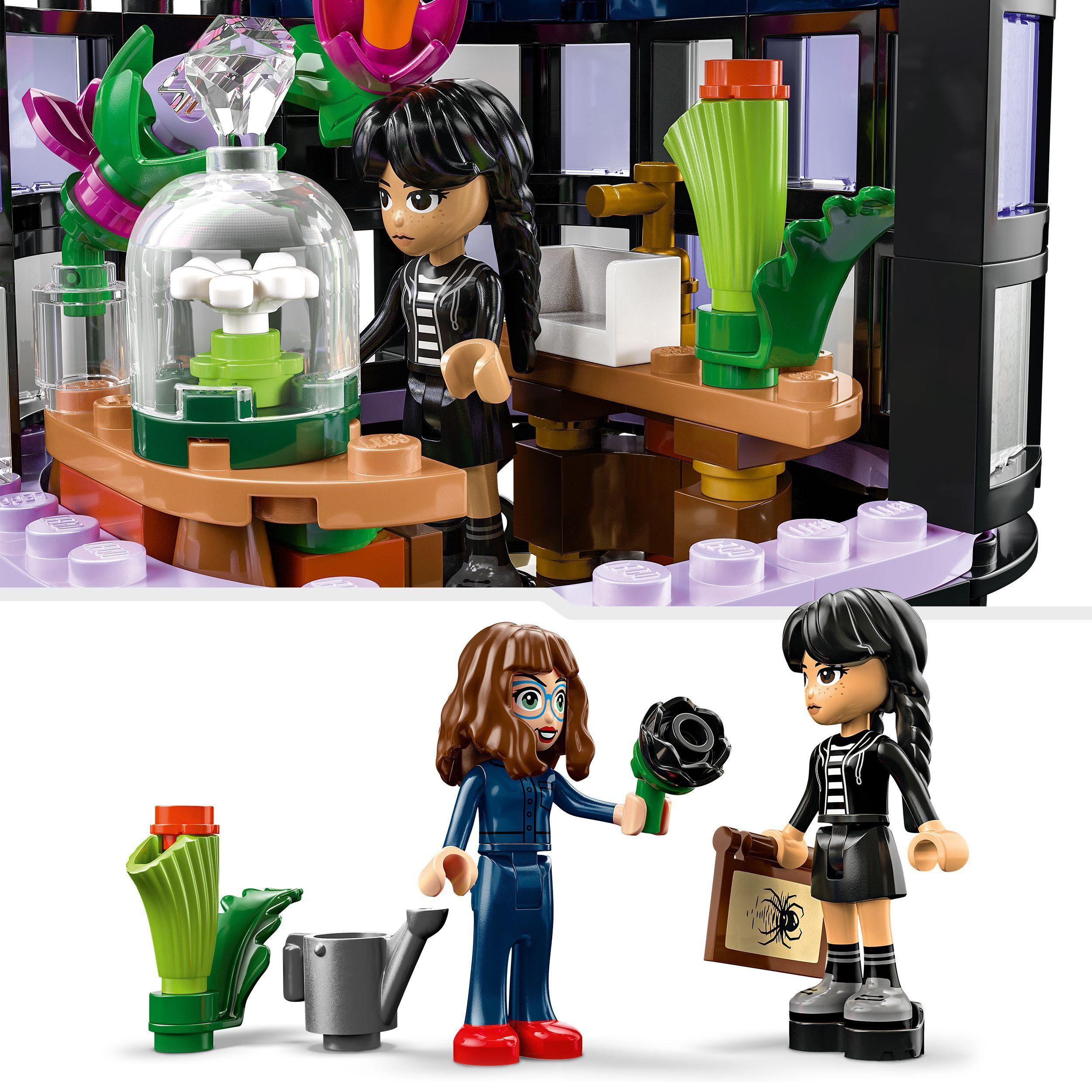 Voir la diapositive 5 : LEGO Mercredi 76784 Le Dahlia Noir - Jeu de Construction dès 9 ans - Fleur Artificielle