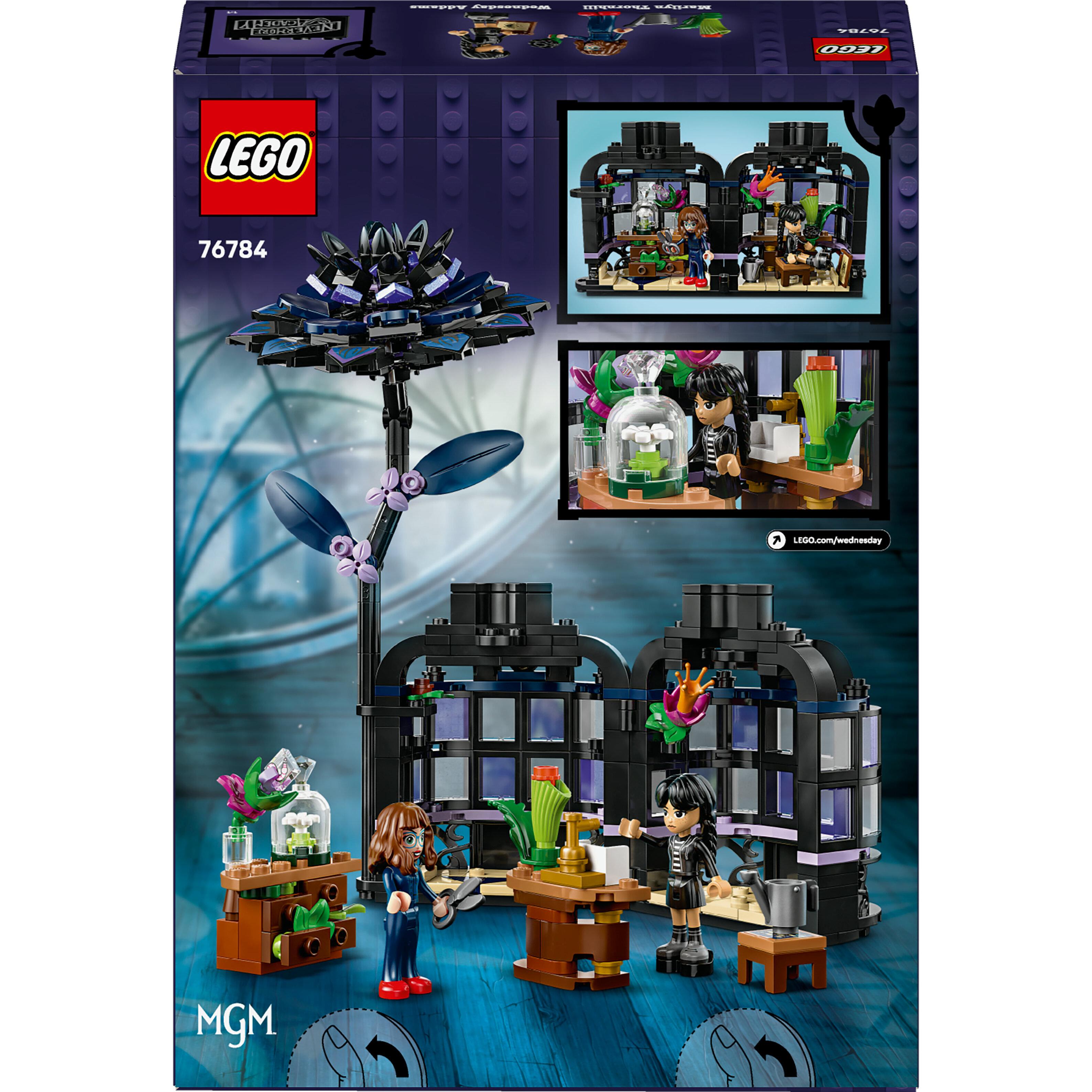 Voir la diapositive 8 : LEGO Mercredi 76784 Le Dahlia Noir - Jeu de Construction dès 9 ans - Fleur Artificielle
